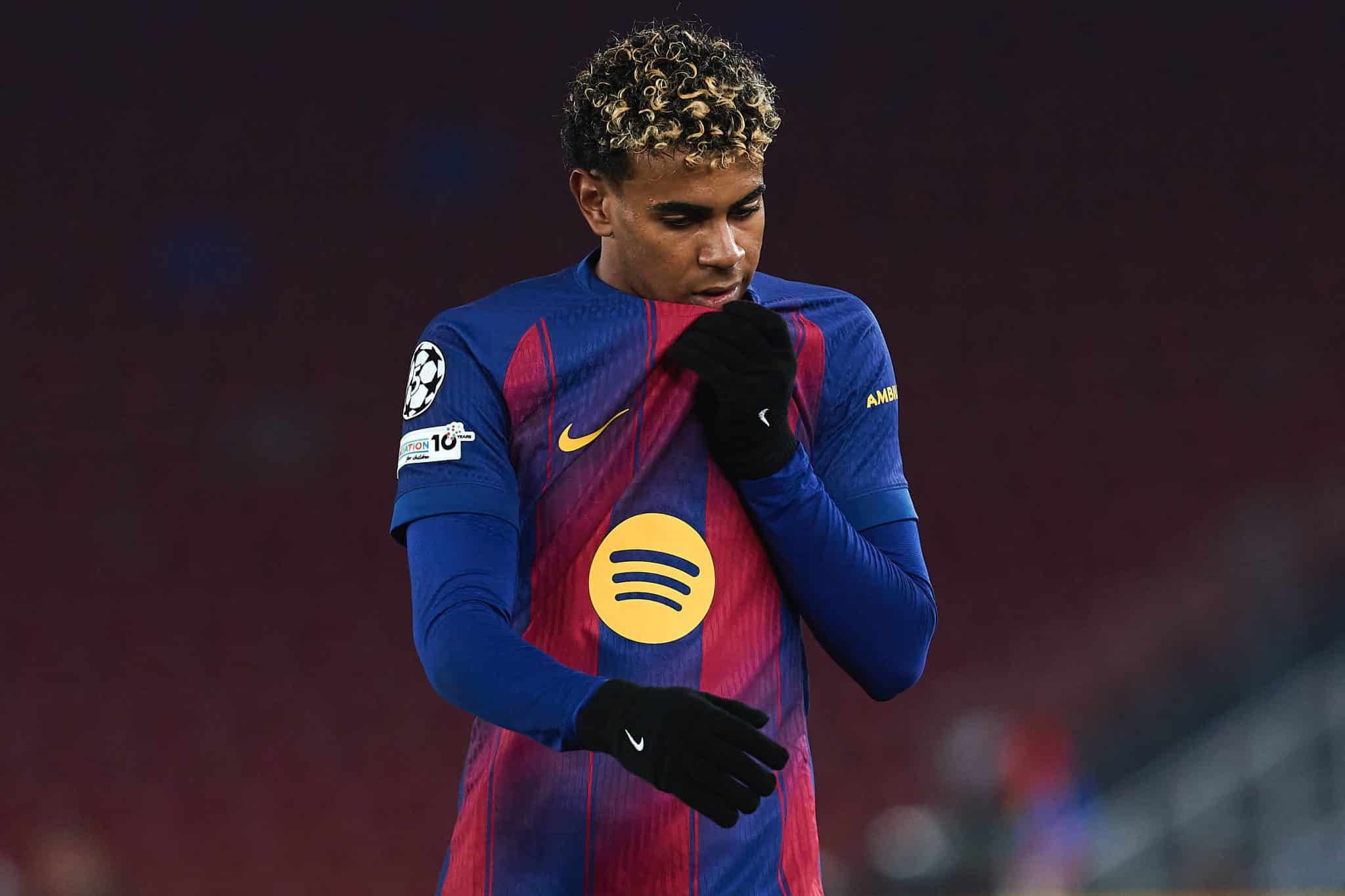 Lamine Yamal em atua&ccedil;&atilde;o pelo Barcelona (Foto: IMAGO / Photo Players Images)