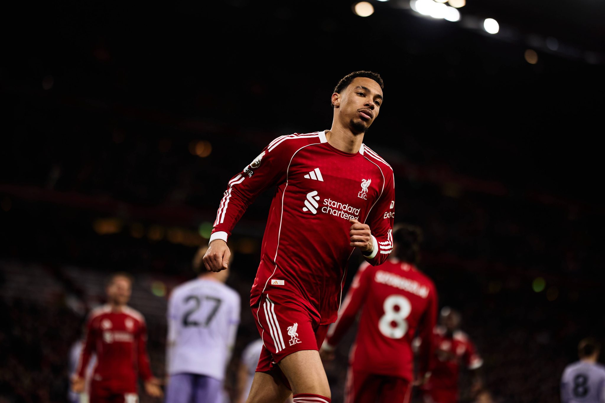 Hugo Ekitik&eacute; pelo Liverpool (Foto: Imago)