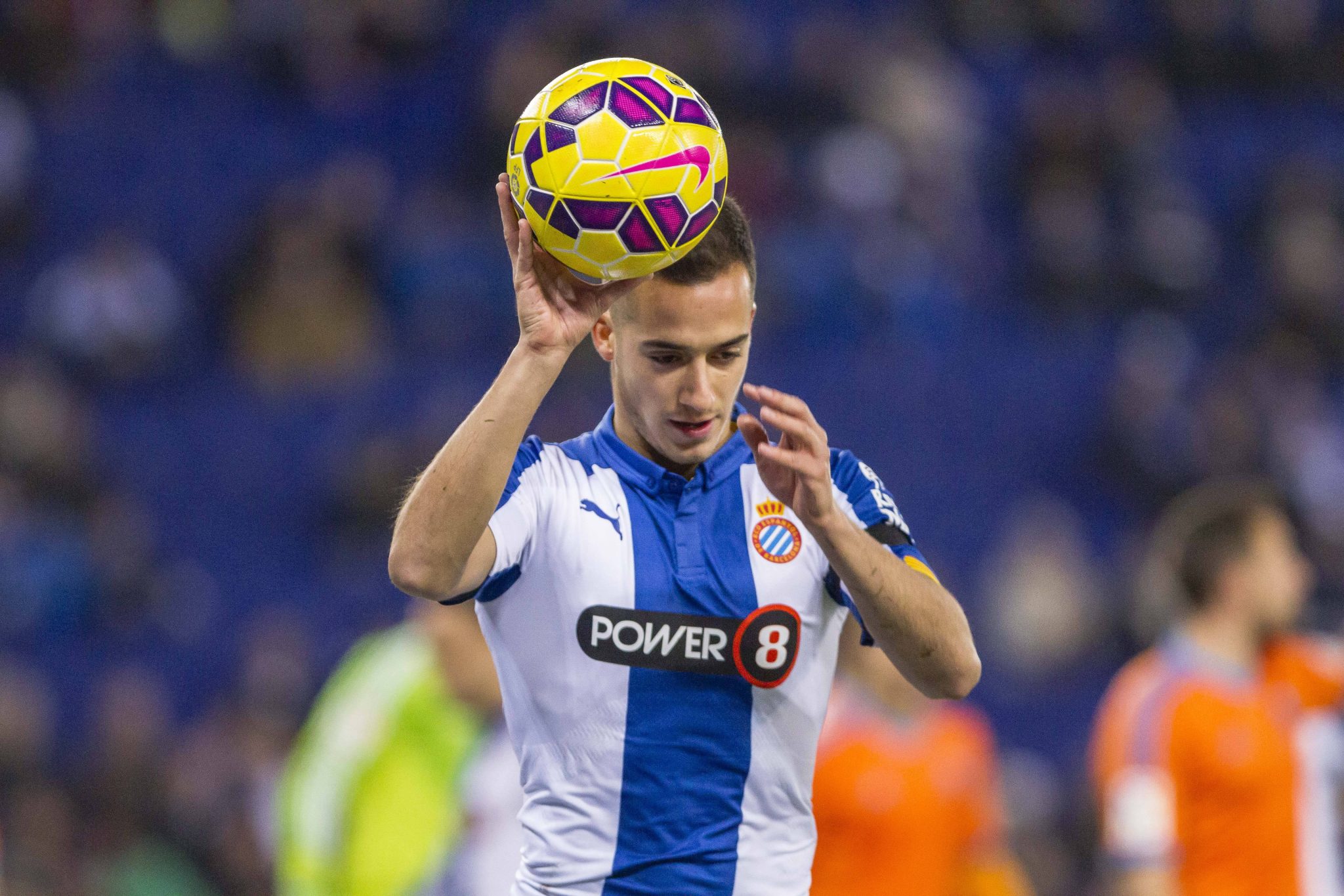 Lucas V&aacute;zquez quando defendia o Espanyol, em 2015