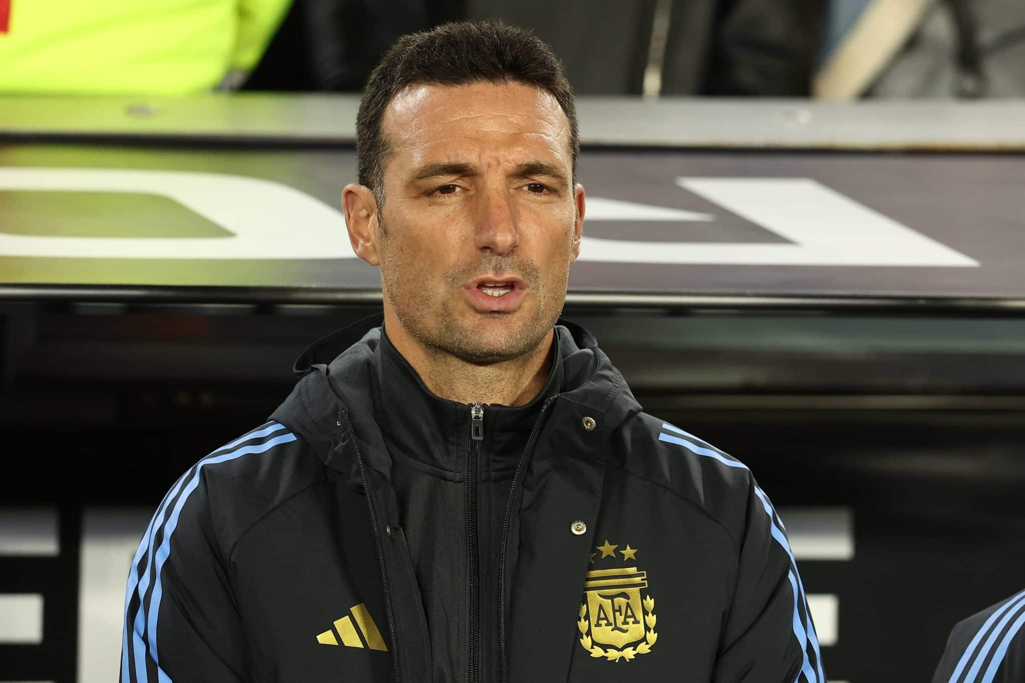 Lionel Scaloni como t&eacute;cnico da Argentina