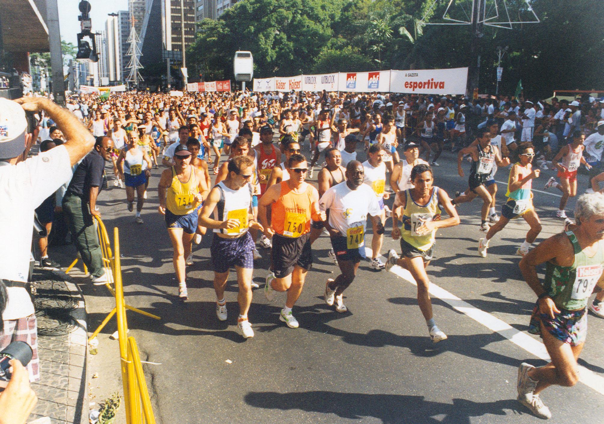 Craque Neto, durante a S&atilde;o Silvestre de 1996
