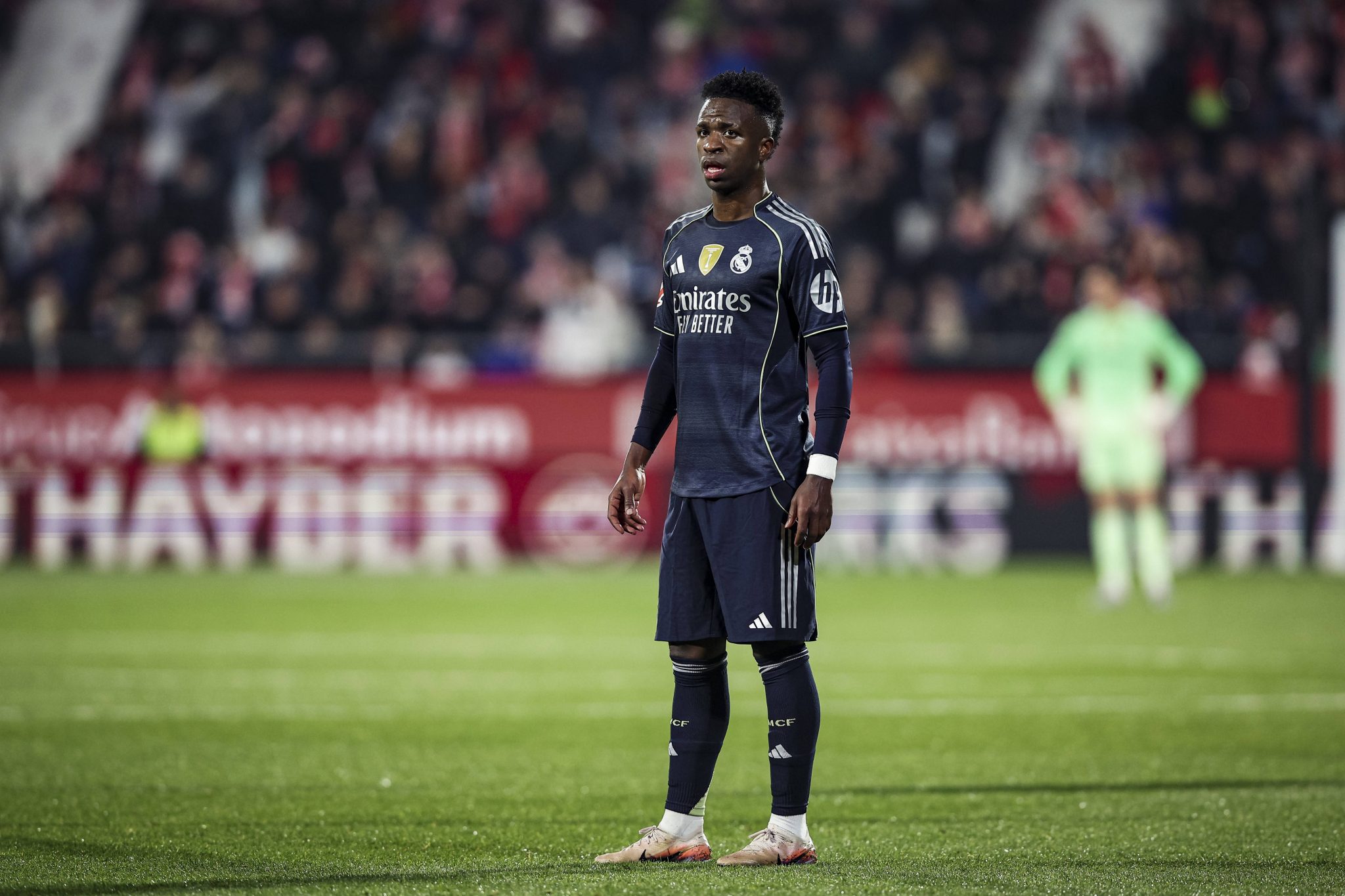 Vini Jr. em atua&ccedil;&atilde;o pelo Real Madrid (Foto: Imago)