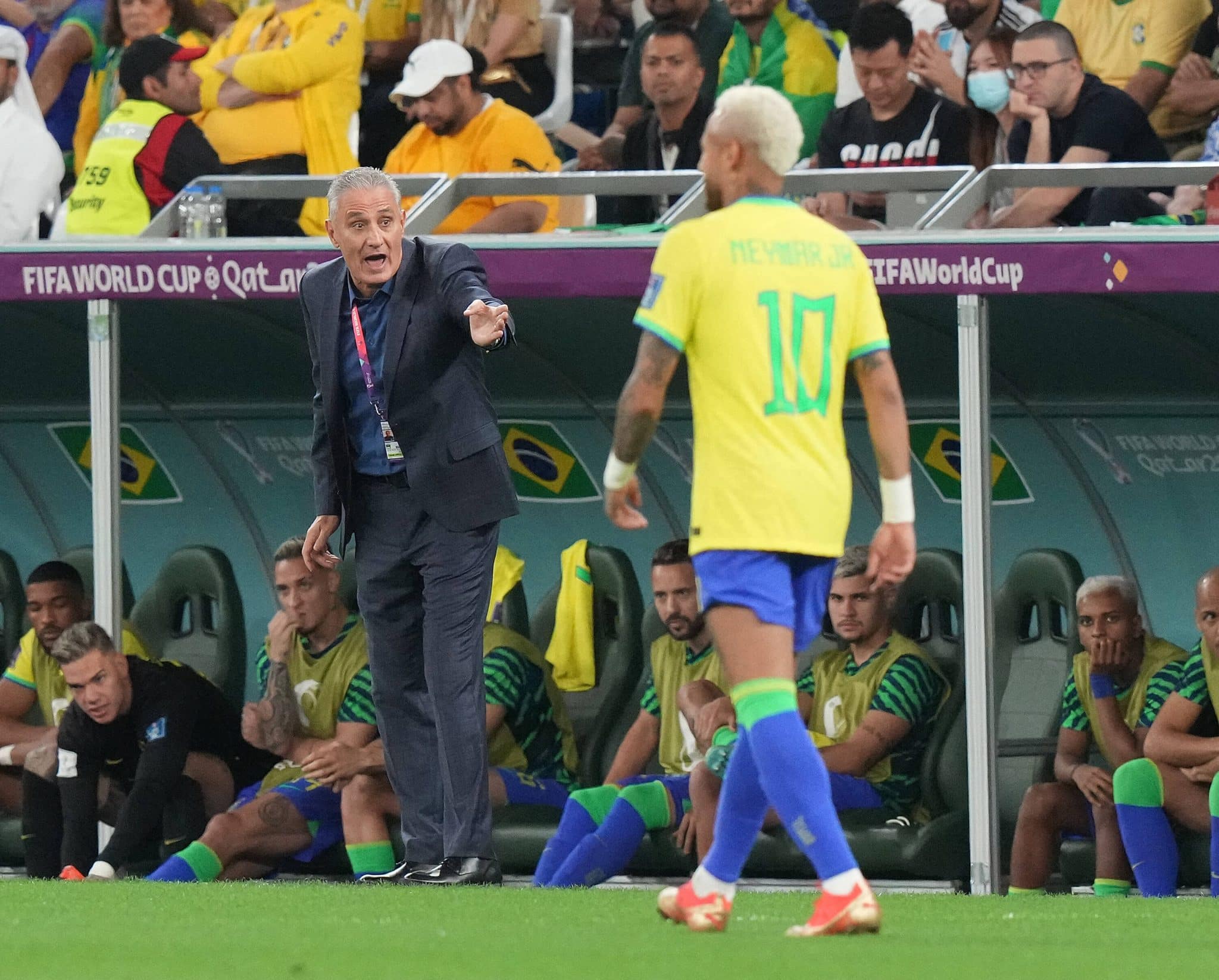 Tite e Neymar em atua&ccedil;&atilde;o pela sele&ccedil;&atilde;o brasileira (Foto: IMAGO / Nordphoto)