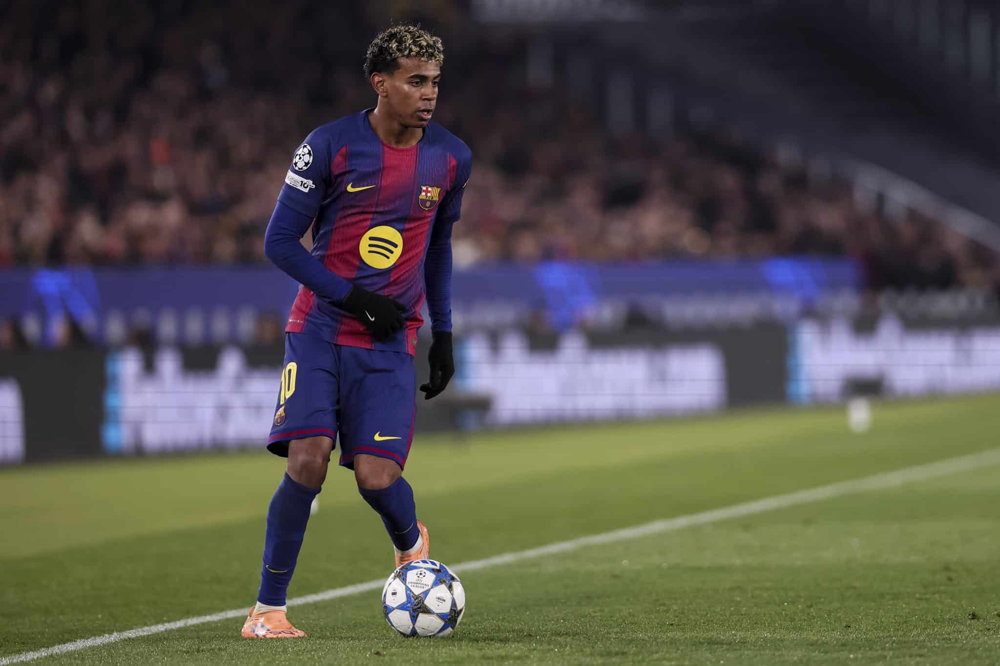 Lamine Yamal, em atua&ccedil;&atilde;o pelo Barcelona (Foto: IMAGO / ZUMA Press Wire)