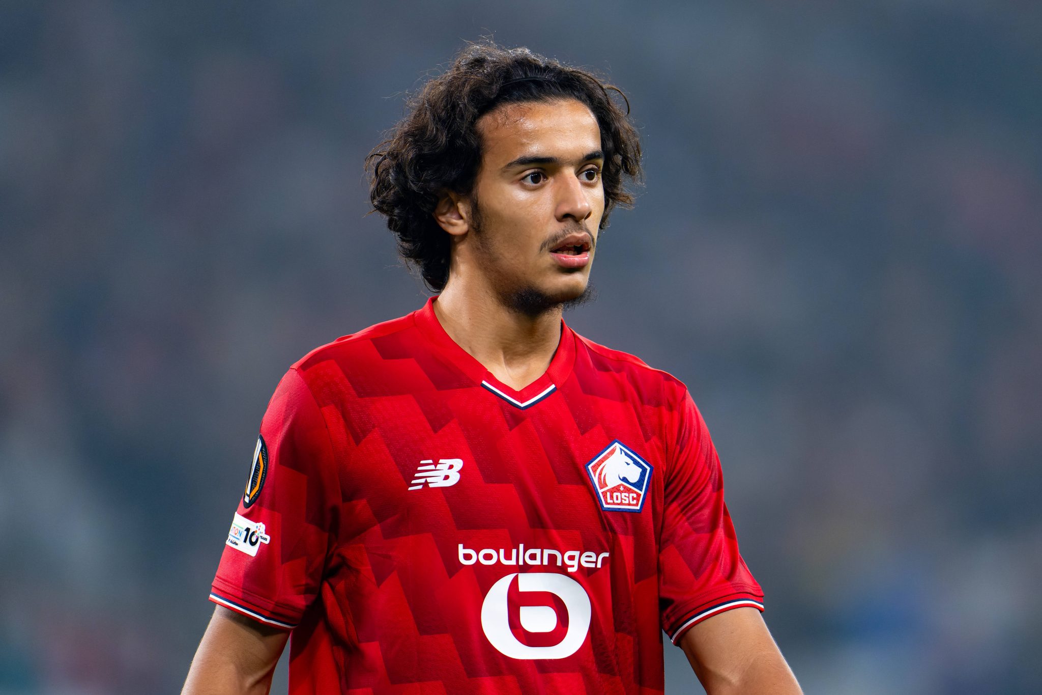 Bouaddi em jogo do Lille