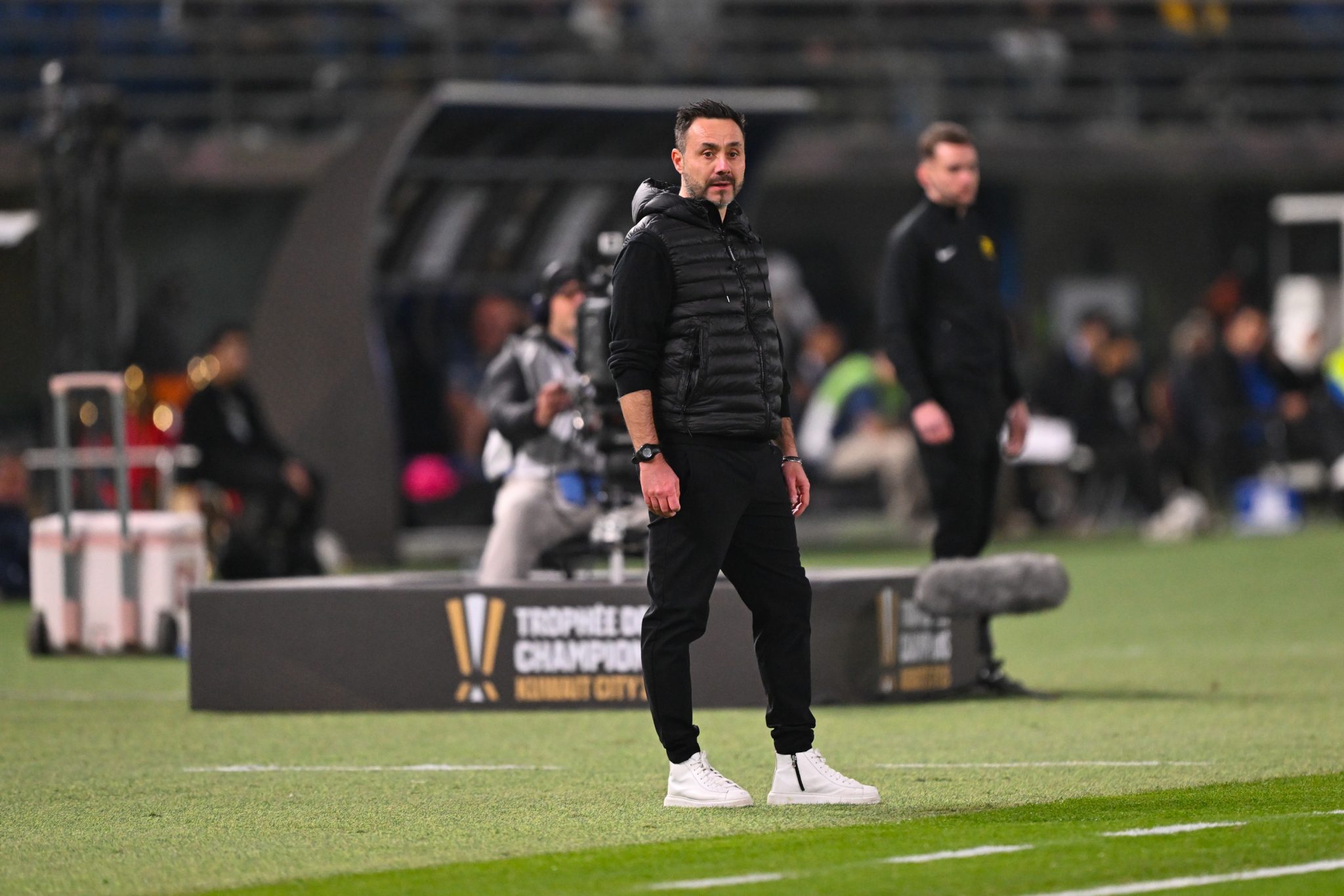 Roberto De Zerbi, t&eacute;cnico do Olympic de Marseille (Foto: Iconsport)
