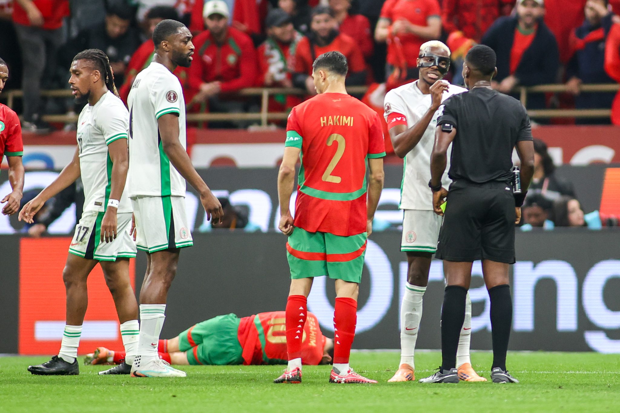 Nig&eacute;ria x Marrocos, na Copa Africana de Na&ccedil;&otilde;es (Foto: Iconsport)