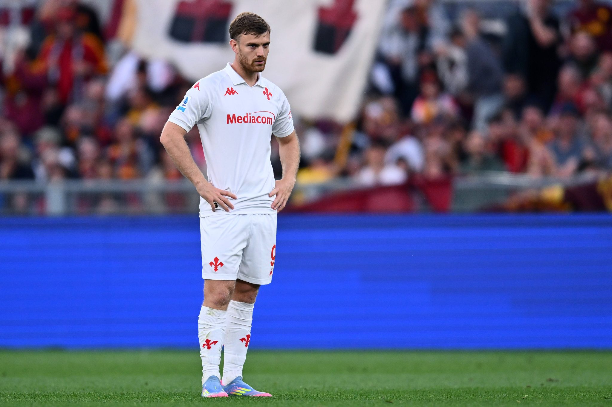 Beltr&aacute;n enquanto defendia a Fiorentina