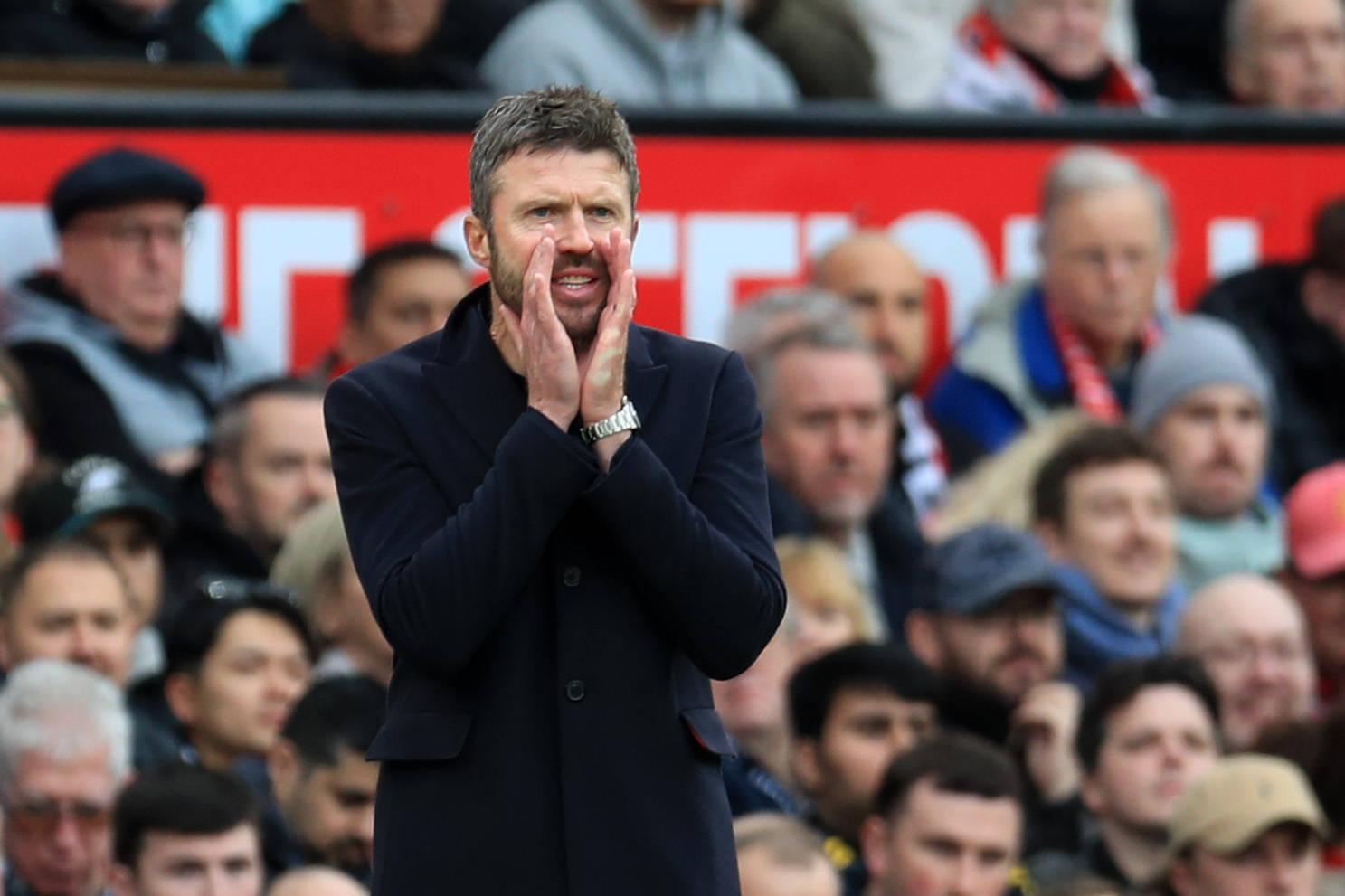 Michael Carrick, t&eacute;cnico do Manchester United