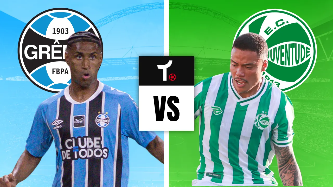 Gr&ecirc;mio x Juventude: onde assistir, hor&aacute;rio e prov&aacute;veis escala&ccedil;&otilde;es