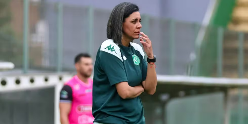 N&iacute;via de Lima, t&eacute;cnica da equipe Sub-20 da Chapecoense (Foto: Naiana Marssona/ACF)