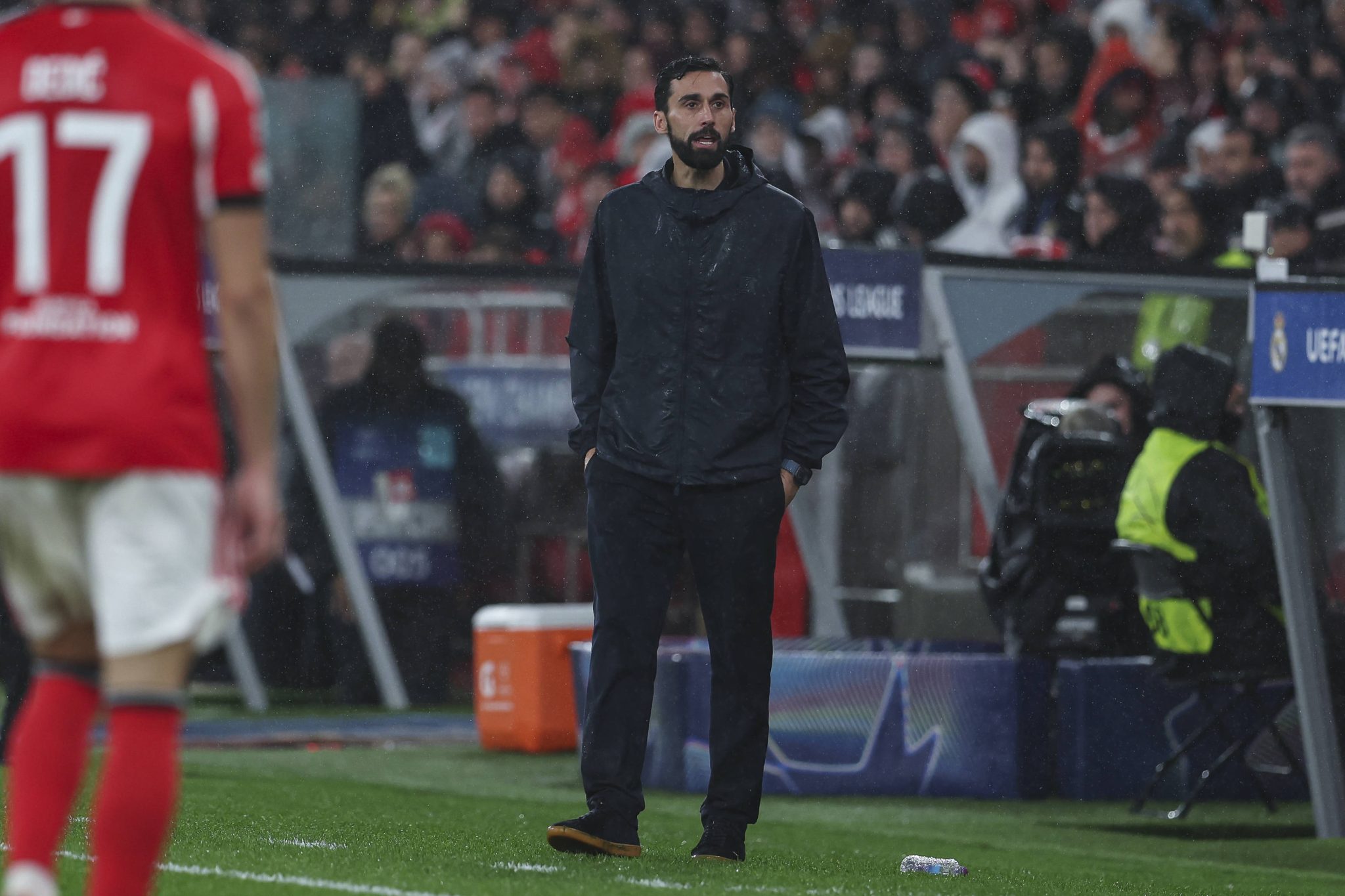 Arbeloa durante Benfica 4 x 2 Real Madrid 