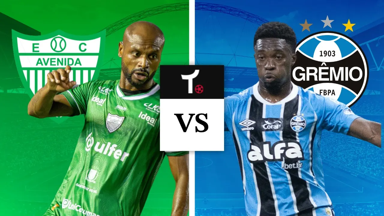 Avenida x Gr&ecirc;mio: Onde assistir, hor&aacute;rio e prov&aacute;veis escala&ccedil;&otilde;es