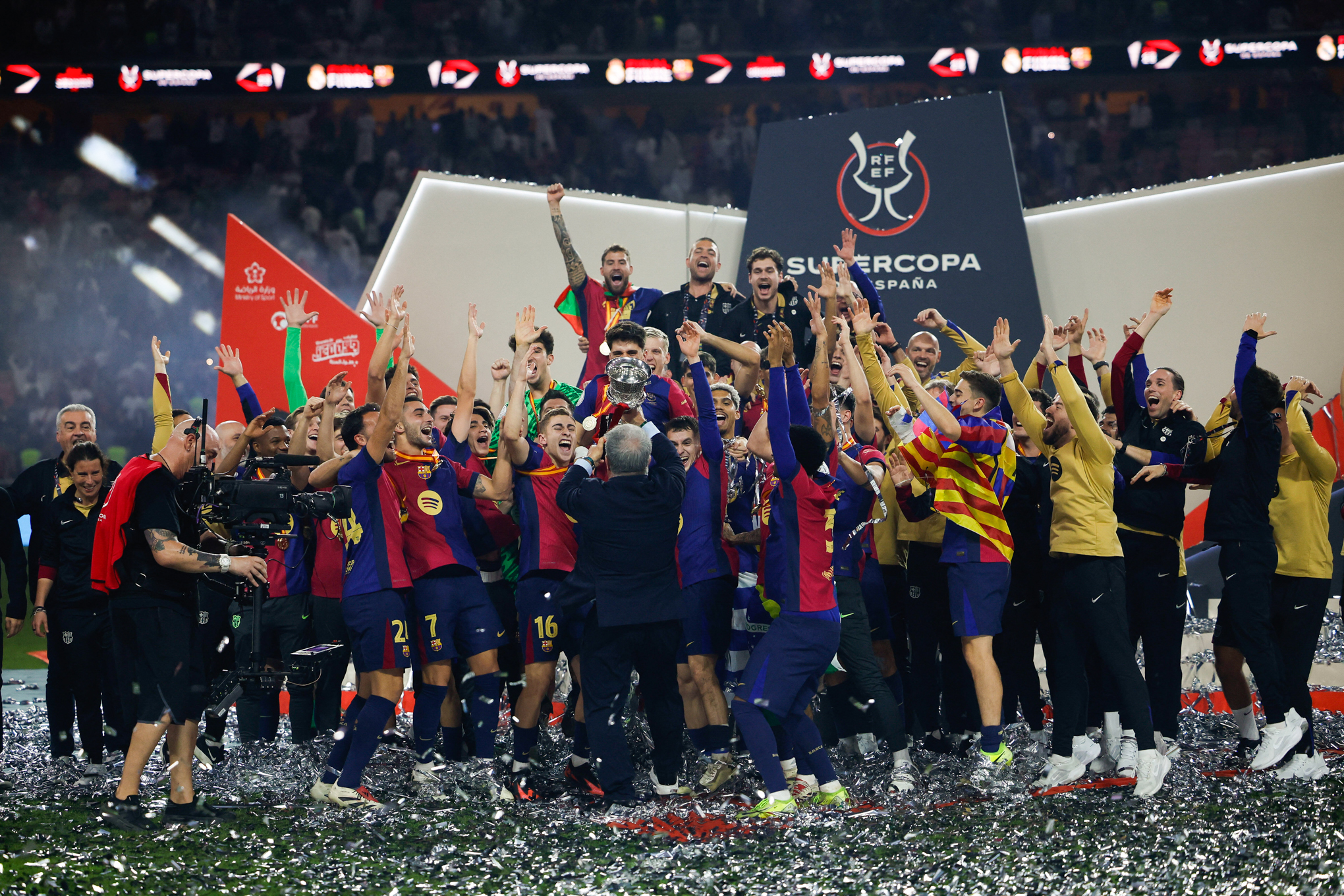 Barcelona venceu a Supercopa da Espanha 2025 (Foto: Icon Sport)