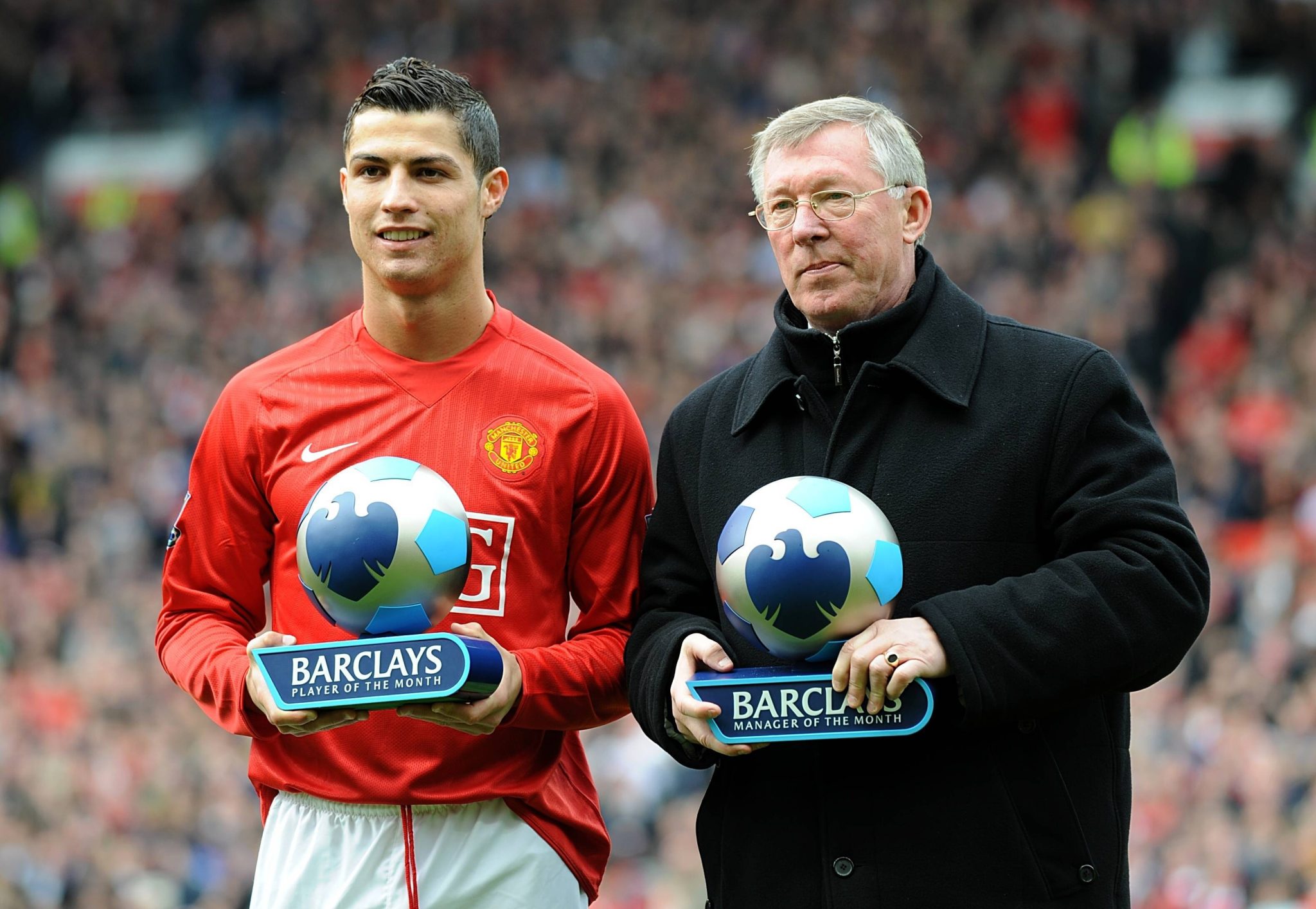 Cristiano Ronaldo e Ferguson