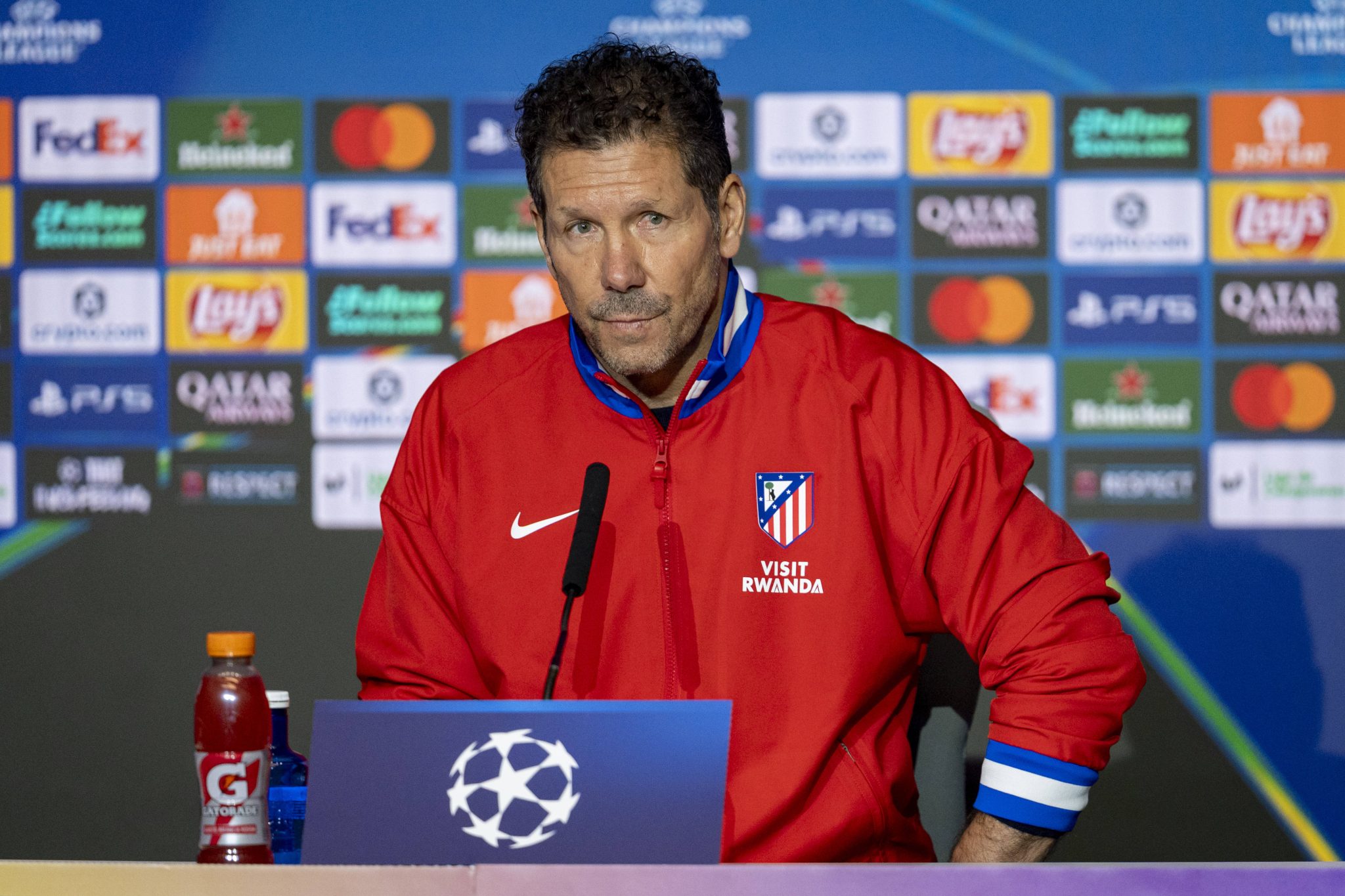 Diego Simeone, t&eacute;cnico do Atl&eacute;tico de Madrid (Foto: Imago)