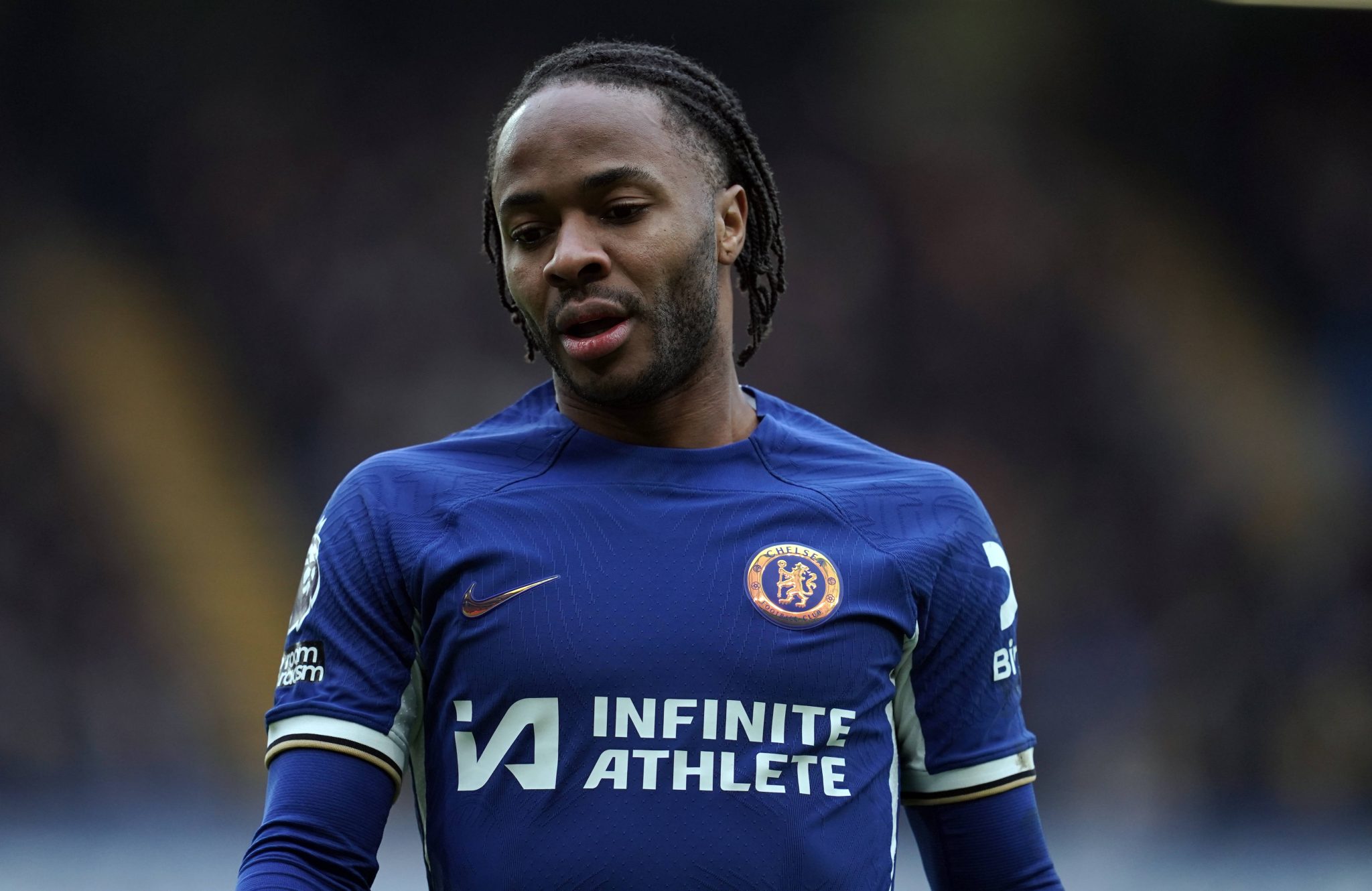 Raheem Sterling em atua&ccedil;&atilde;o pelo Chelsea (Foto: Imago)