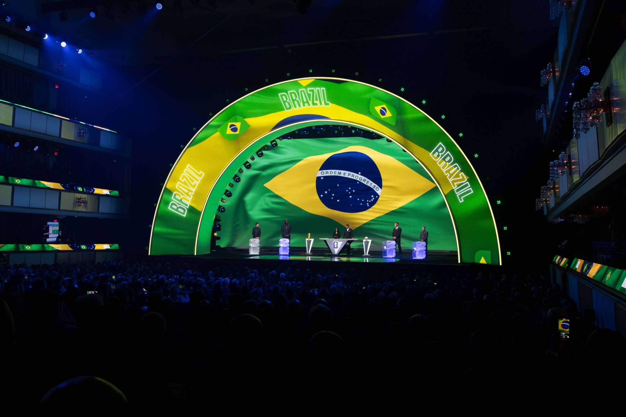 Brasil no sorteio da Copa do Mundo (Foto: Imago)