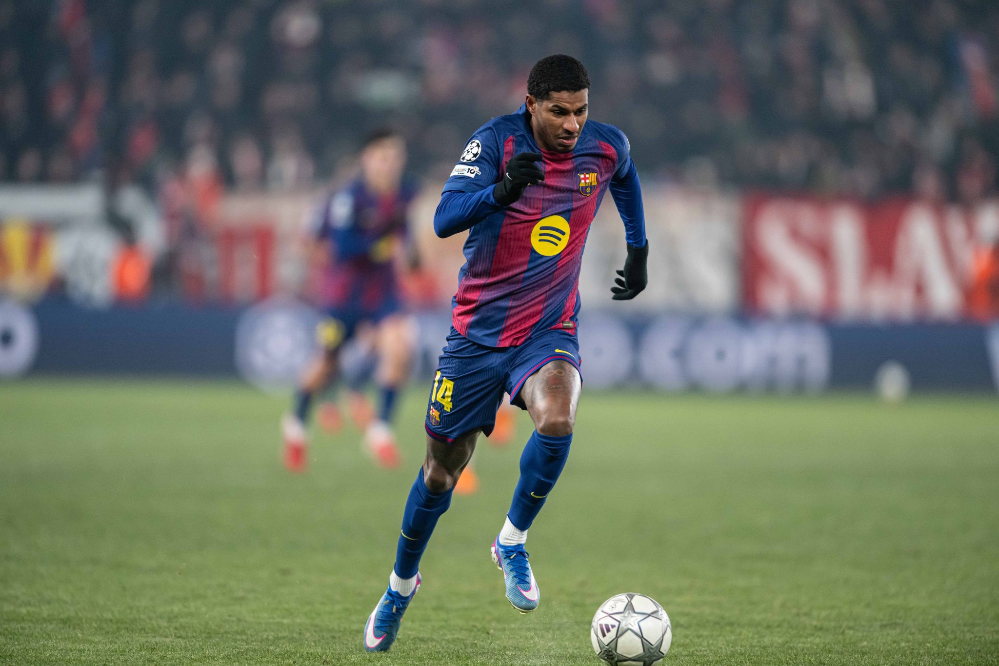 Marcus Rashford em atua&ccedil;&atilde;o pelo Barcelona (Foto: Imago)