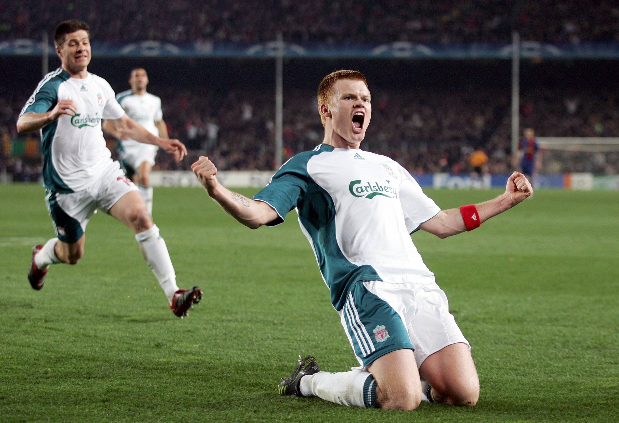 John Arne Riise em atua&ccedil;&atilde;o pelo Liverpool (Foto: Imago)