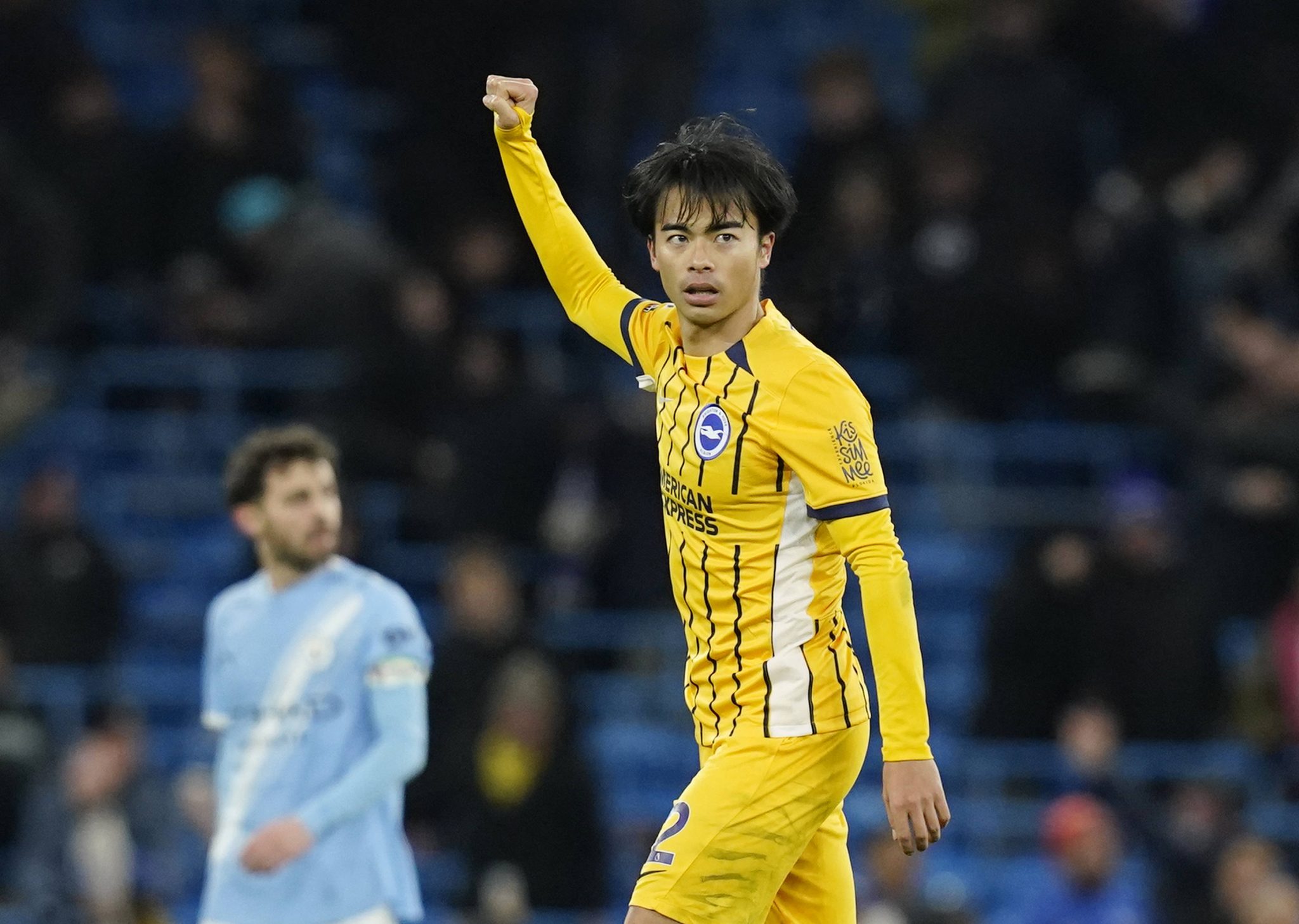 Mitoma fez o gol de empate do Brighton