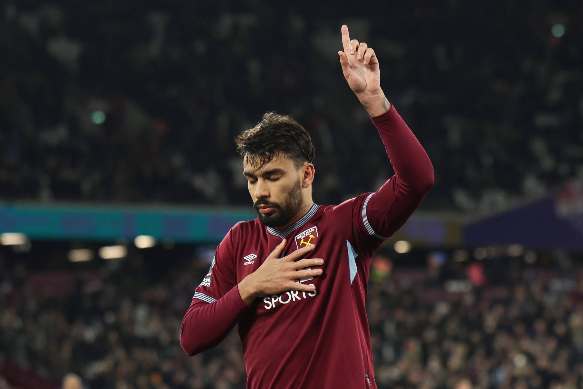 Paquet&aacute; celebra gol pelo West Ham