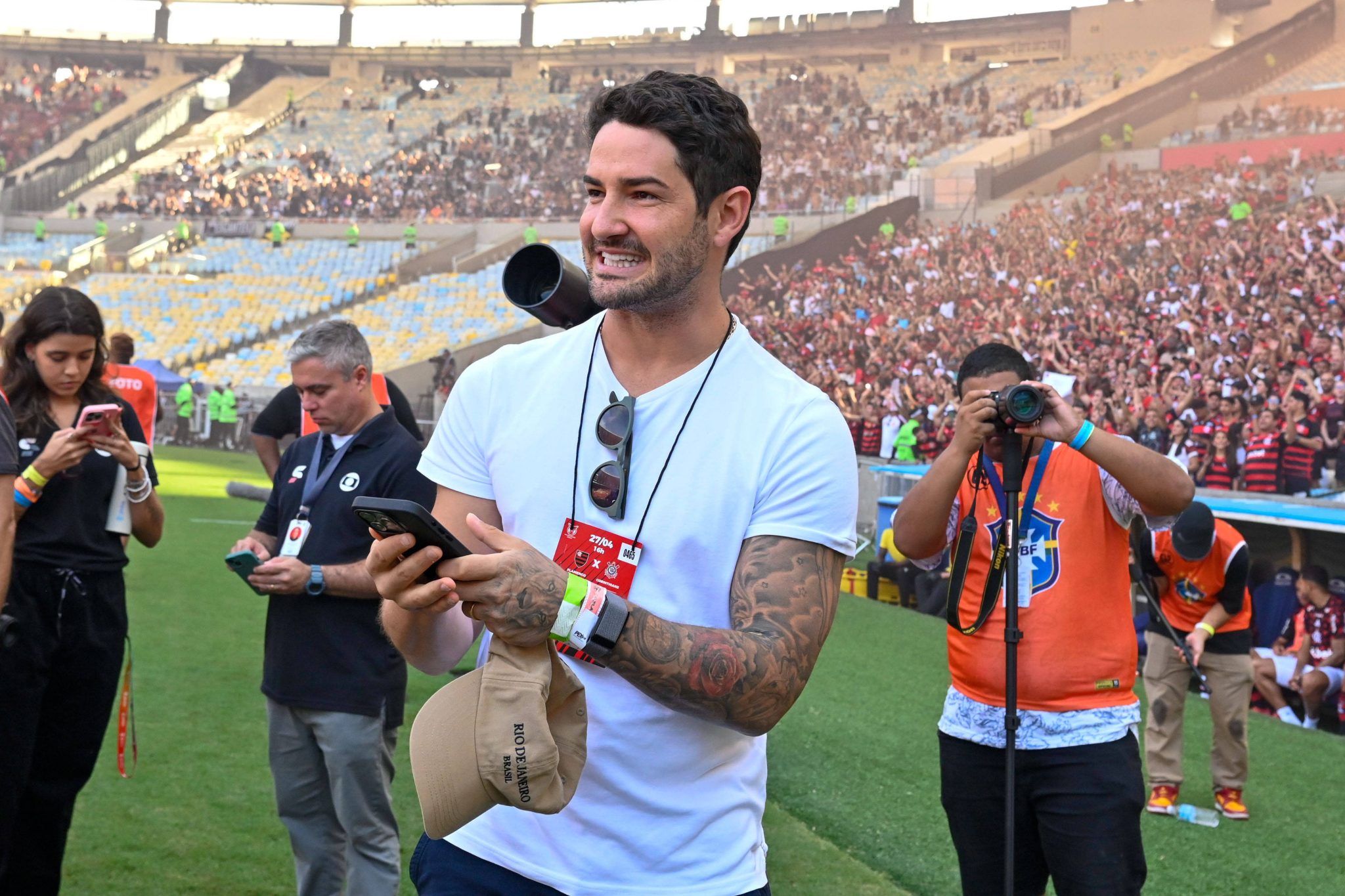 Pato em Flamengo x Corinthians, em 2025 