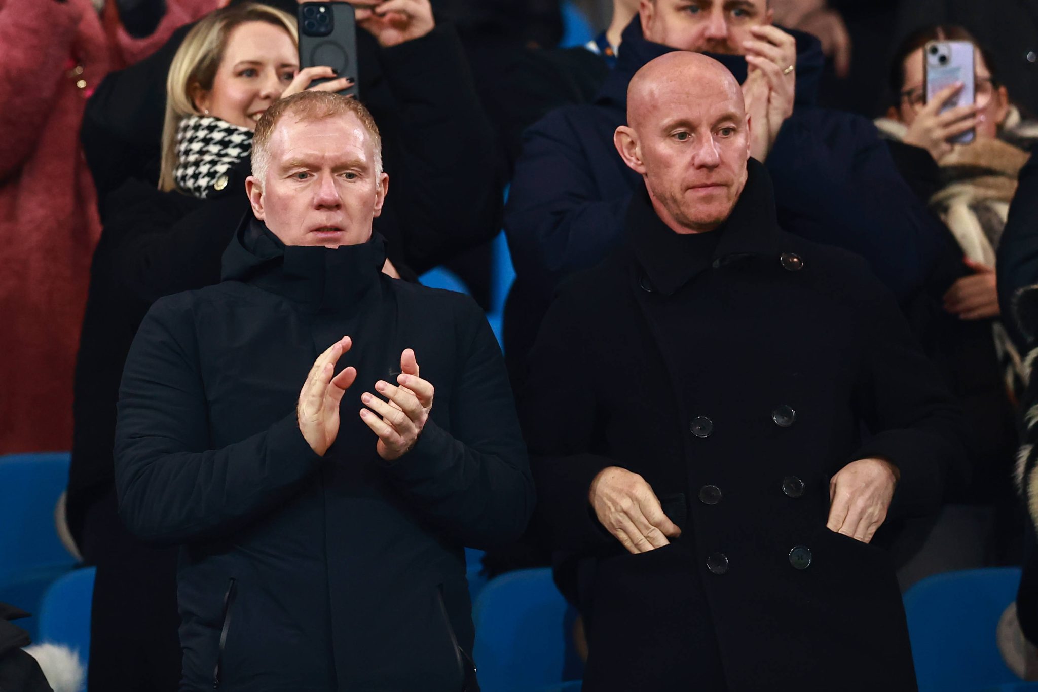 Paul Scholes e Nicky Butt, ex-jogadores do Manchester United (Foto: Imago)