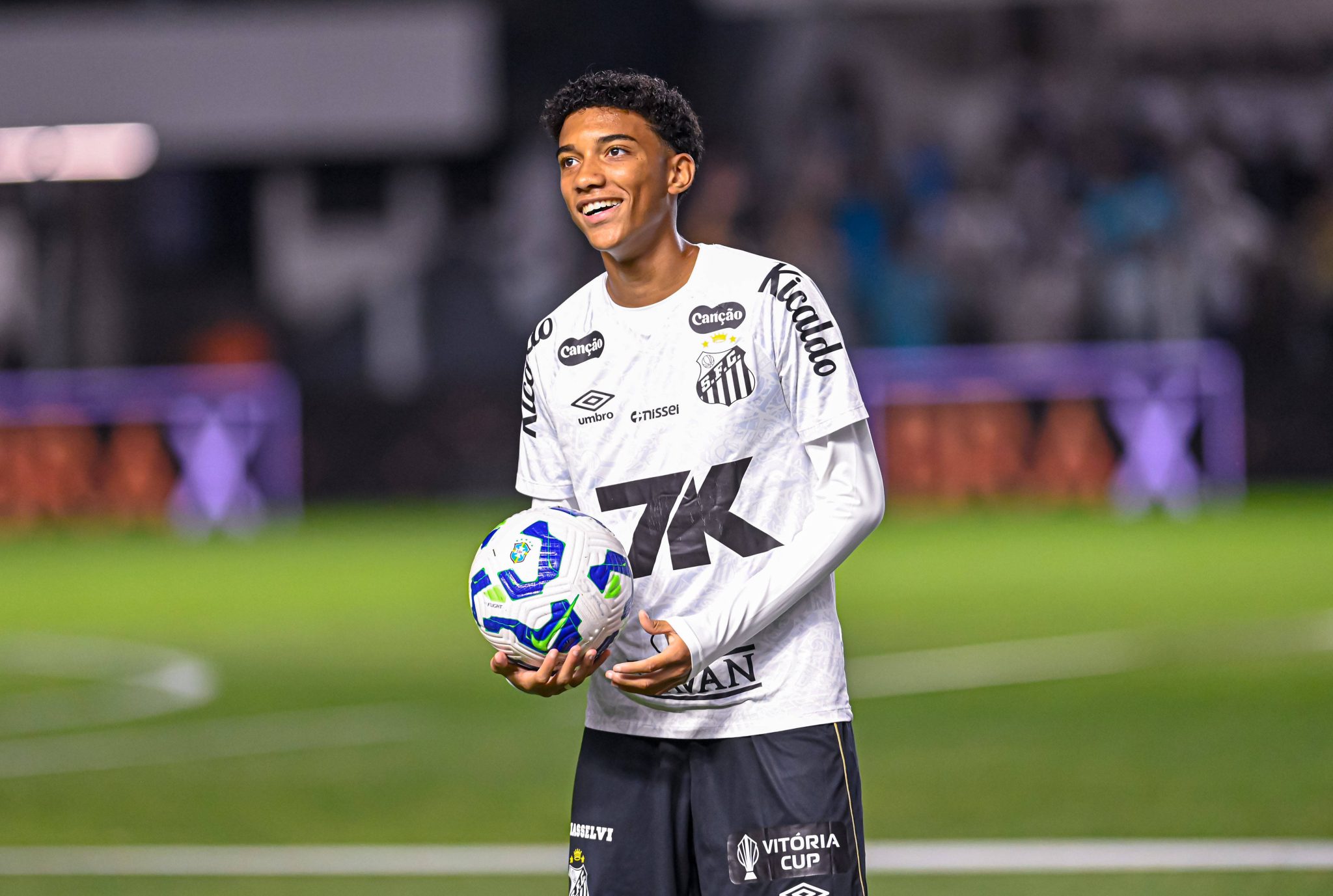 Robinho Jr., atacante do Santos