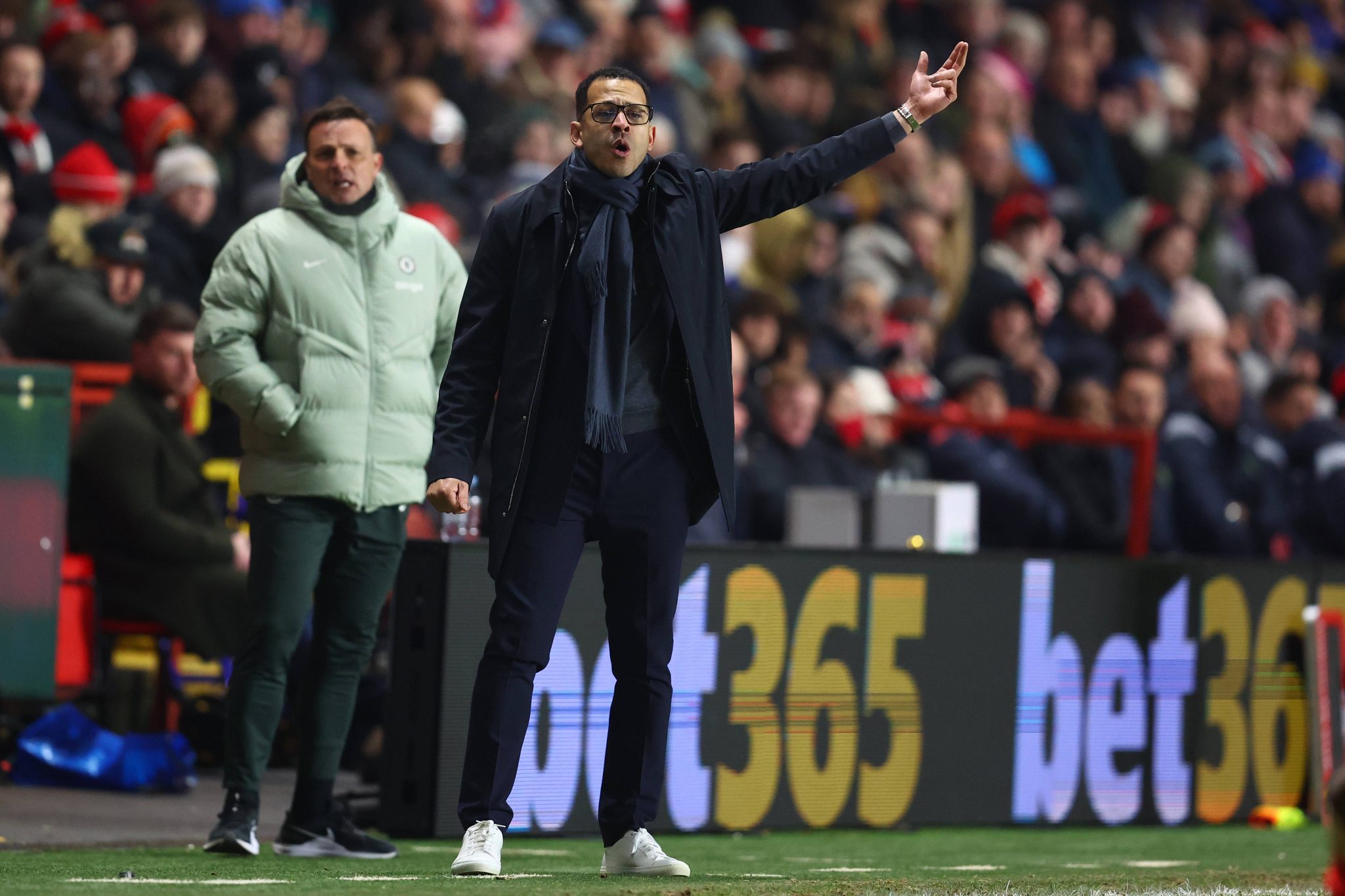 Liam Rosenior, t&eacute;cnico do Chelsea