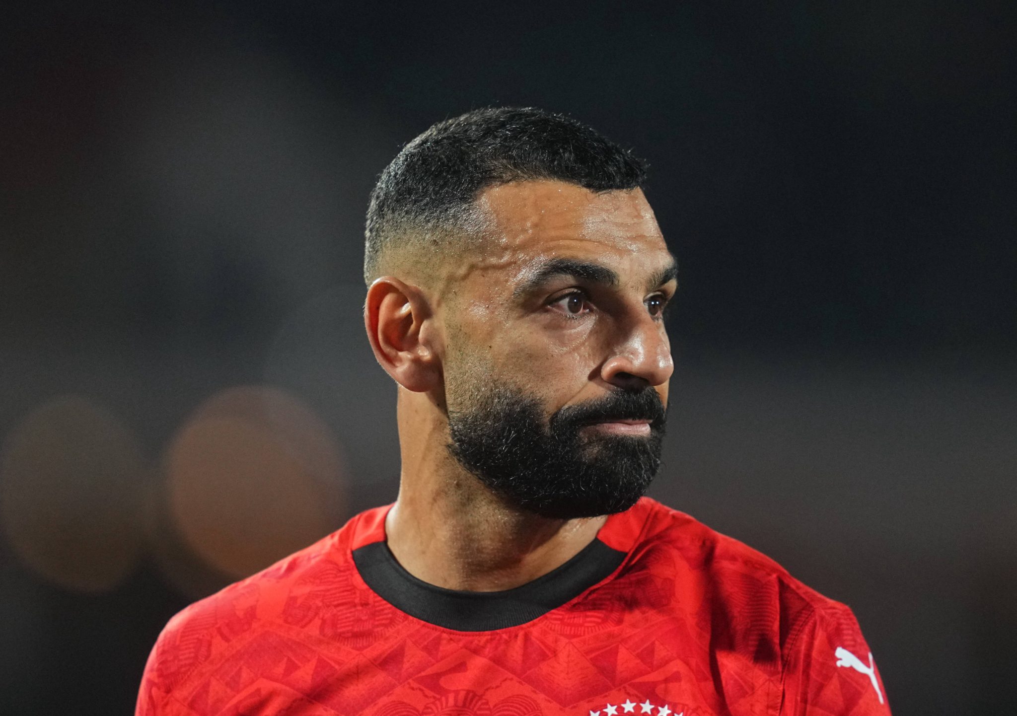 Salah em partida do Egito pela Copa Africana