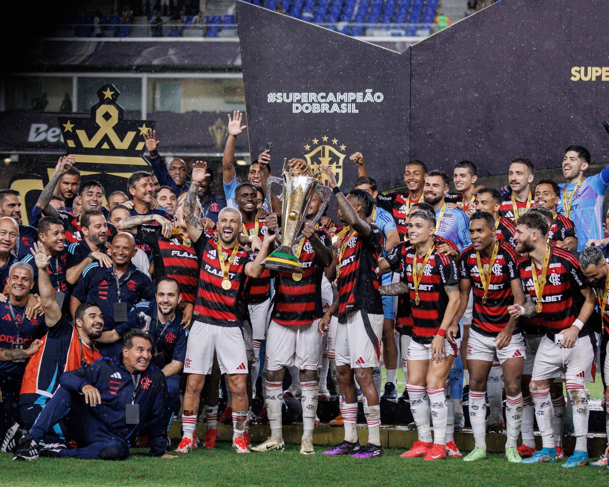 Em 2025, o Flamengo venceu o Botafogo na Supercopa Rei (Foto: Imago)
