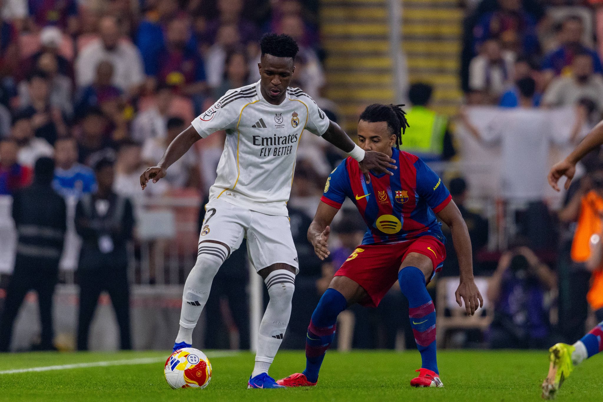 Vinicius Junior marcou na final contra o Barcelona
