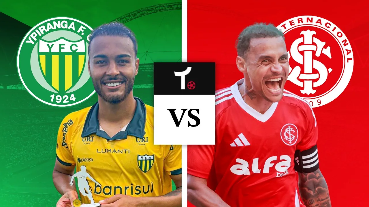 Ypiranga x Internacional: Onde assistir, hor&aacute;rio e prov&aacute;veis escala&ccedil;&otilde;es