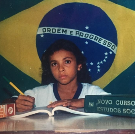 A pequena Marta em sua escola