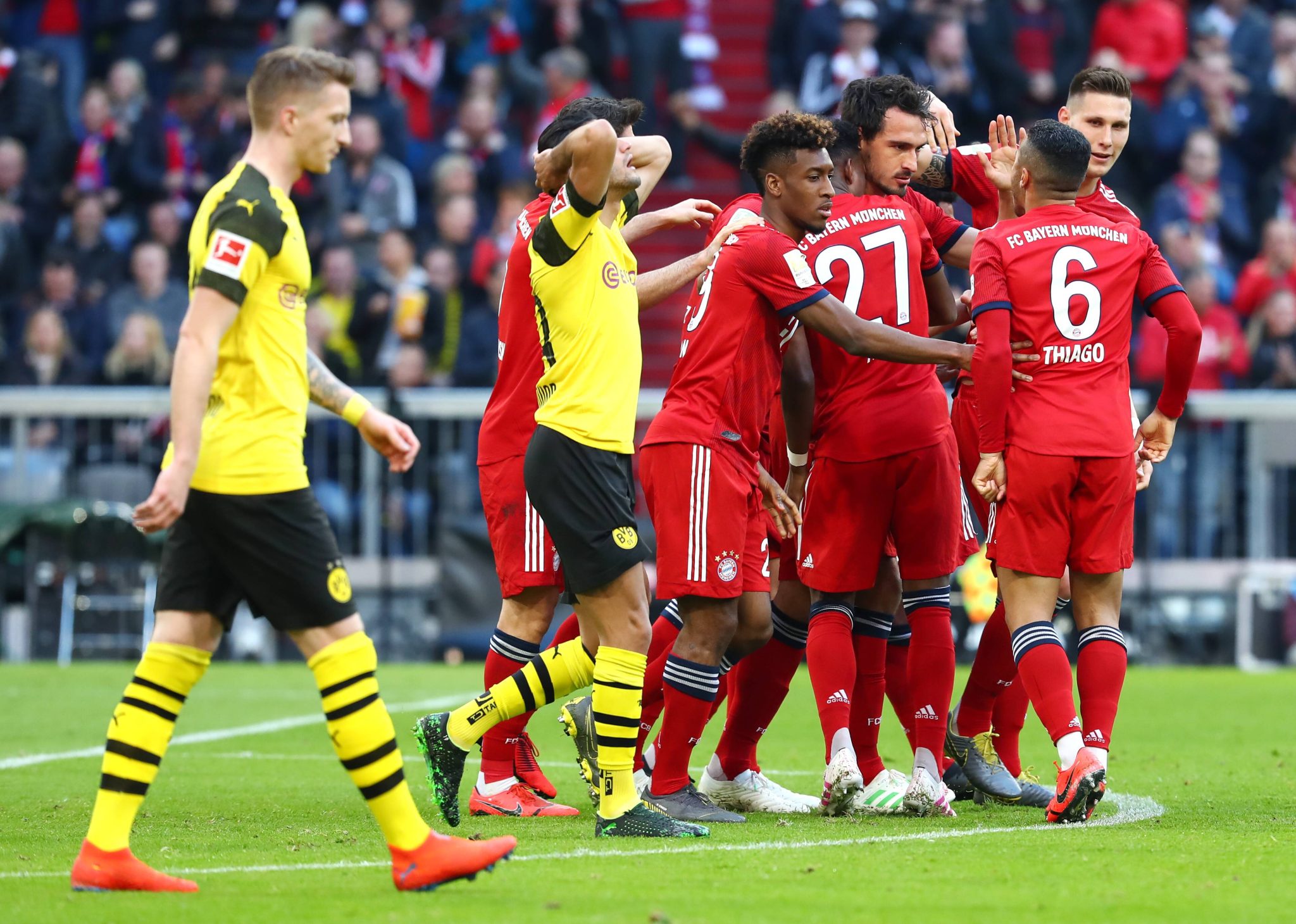 Bayern na goleada sobre o Dortmund na Bundesliga 2018/19