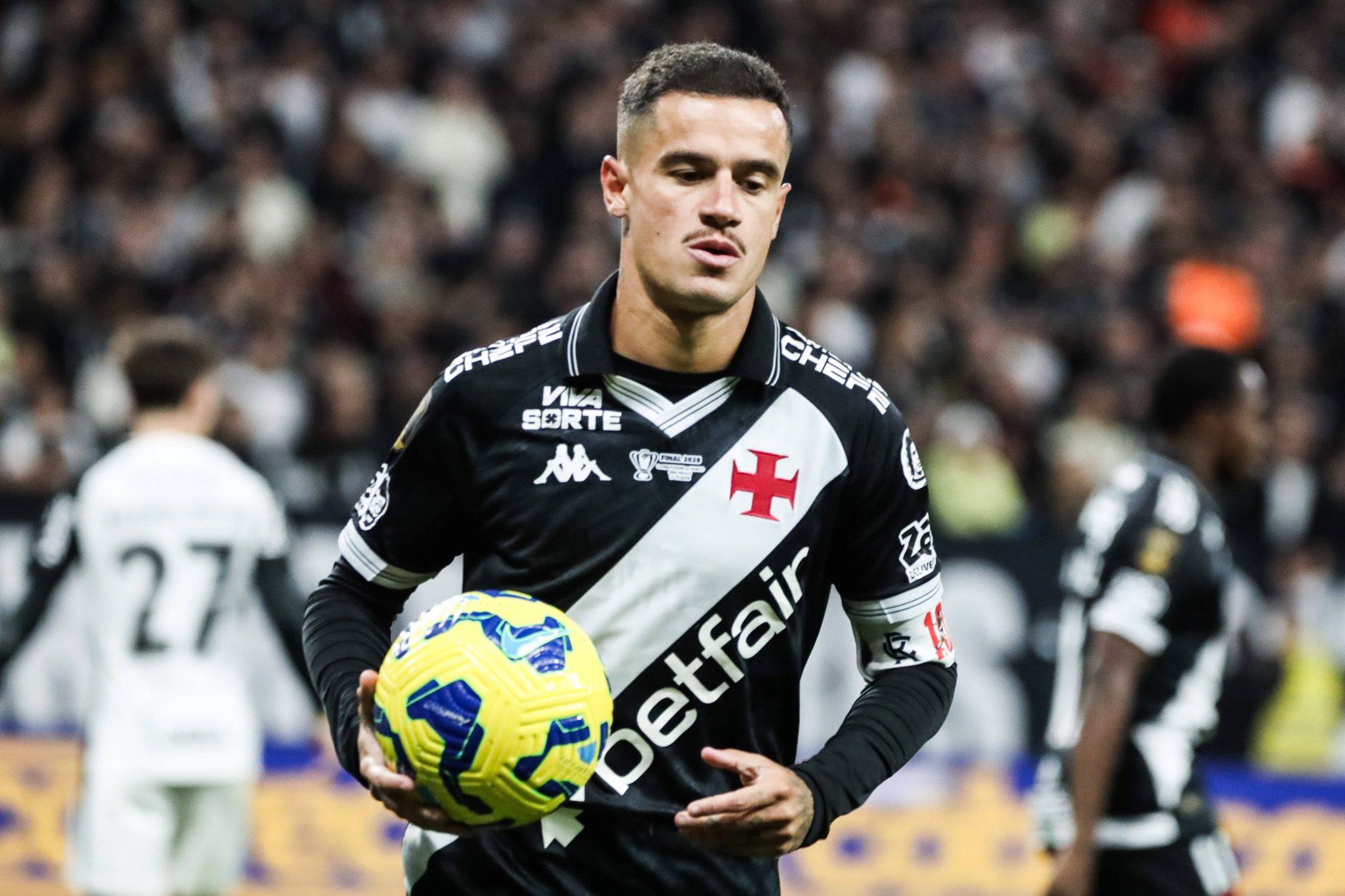 Coutinho no jogo da final da Copa do Brasil entre Vasco e Corinthians