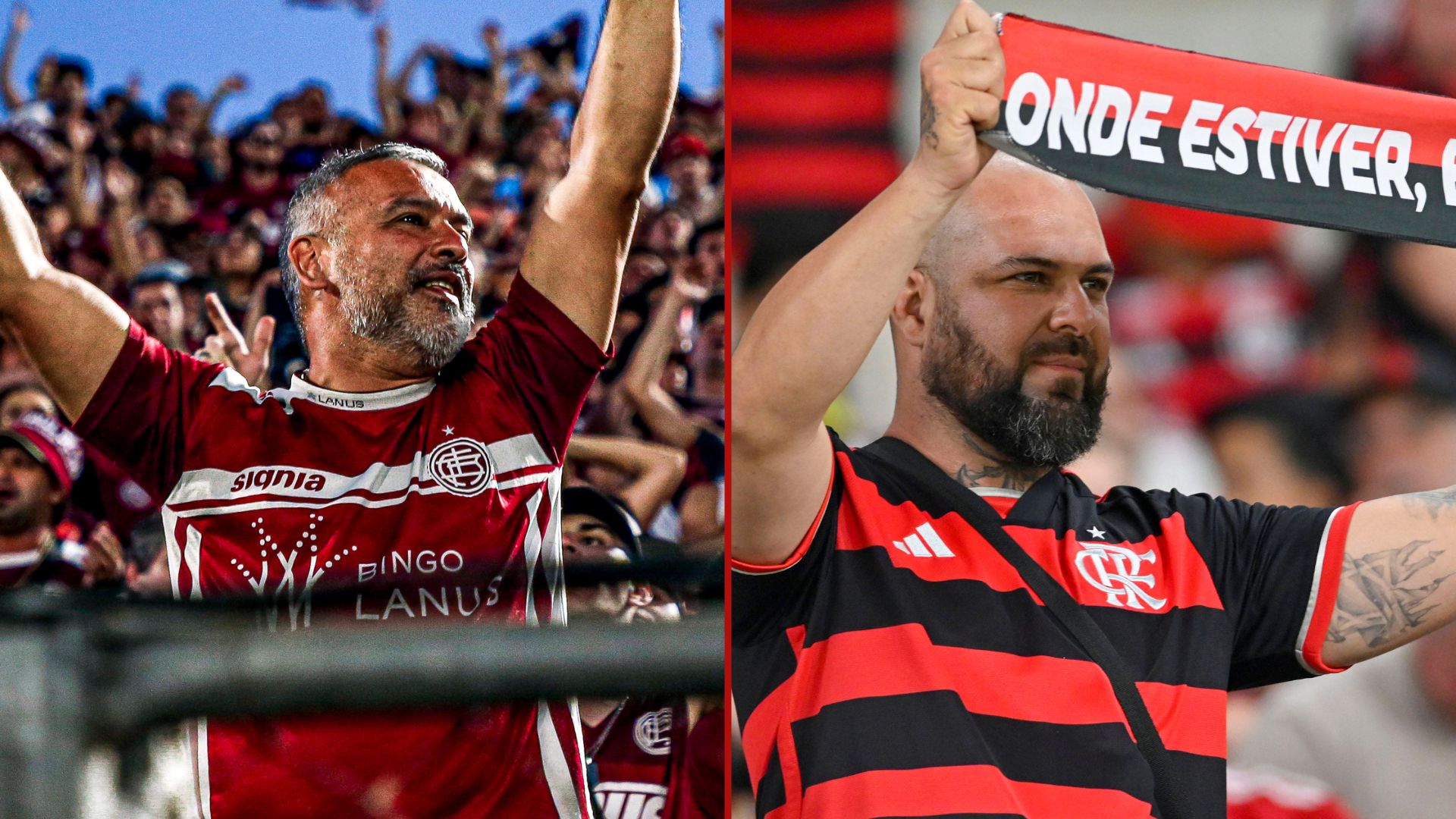Flamengo com Lan&uacute;s e mais: Os la&ccedil;os que unem torcidas de Brasil e Argentina