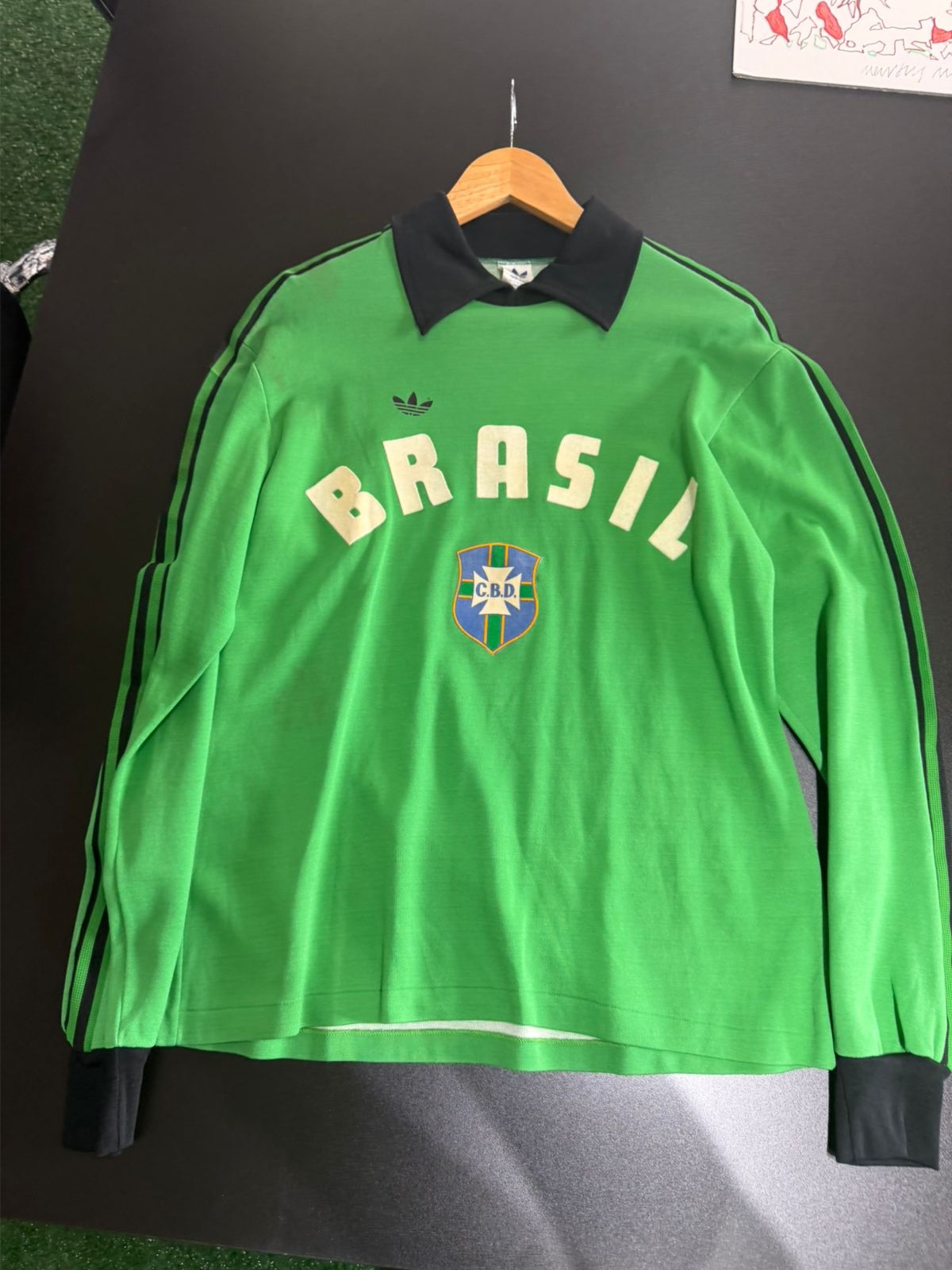 Camisa da sele&ccedil;&atilde;o brasileira na Copa do Mundo de 1978