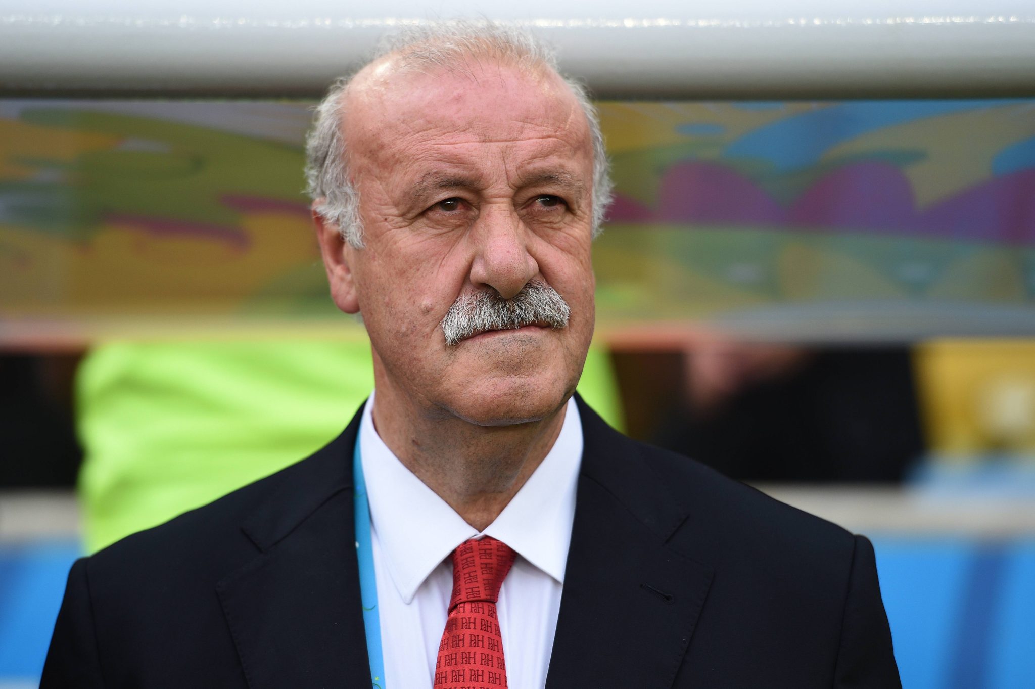 Del Bosque durante a Copa do Mundo de 2014