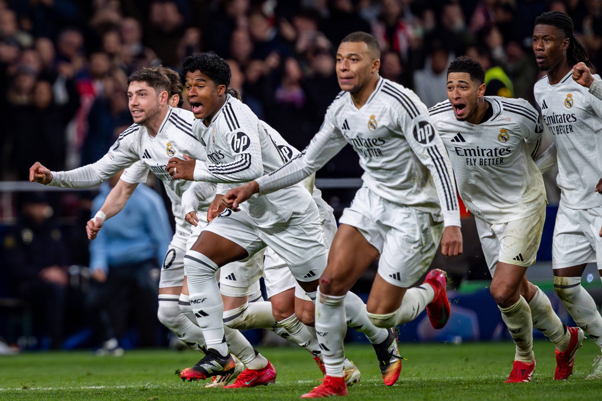 Endrick em comemora&ccedil;&atilde;o com o Real Madrid (Foto: Imago)