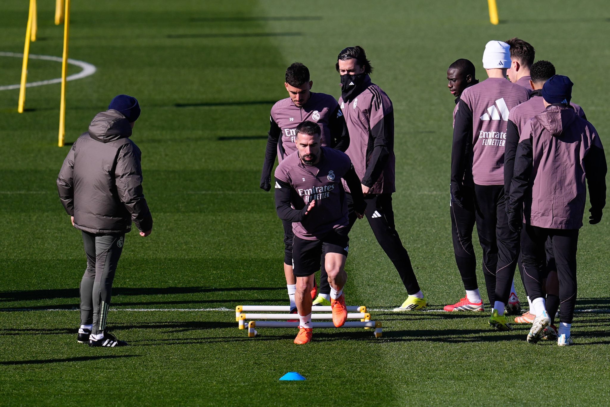 Dani Carvajal, lateral-direito do Real Madrid durante treinamento (Foto: Imago)