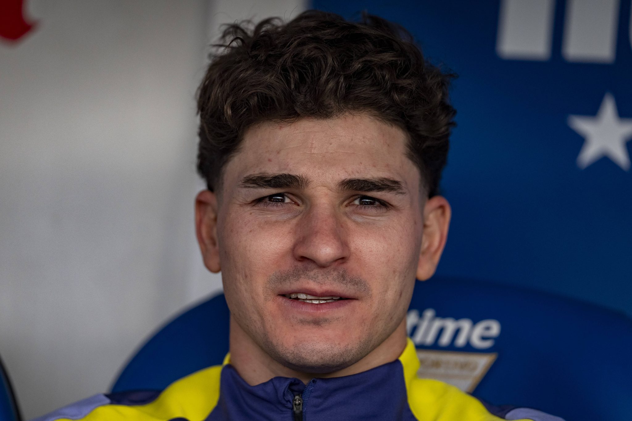 Juli&aacute;n &Aacute;lvarez pelo Atl&eacute;tico de Madrid