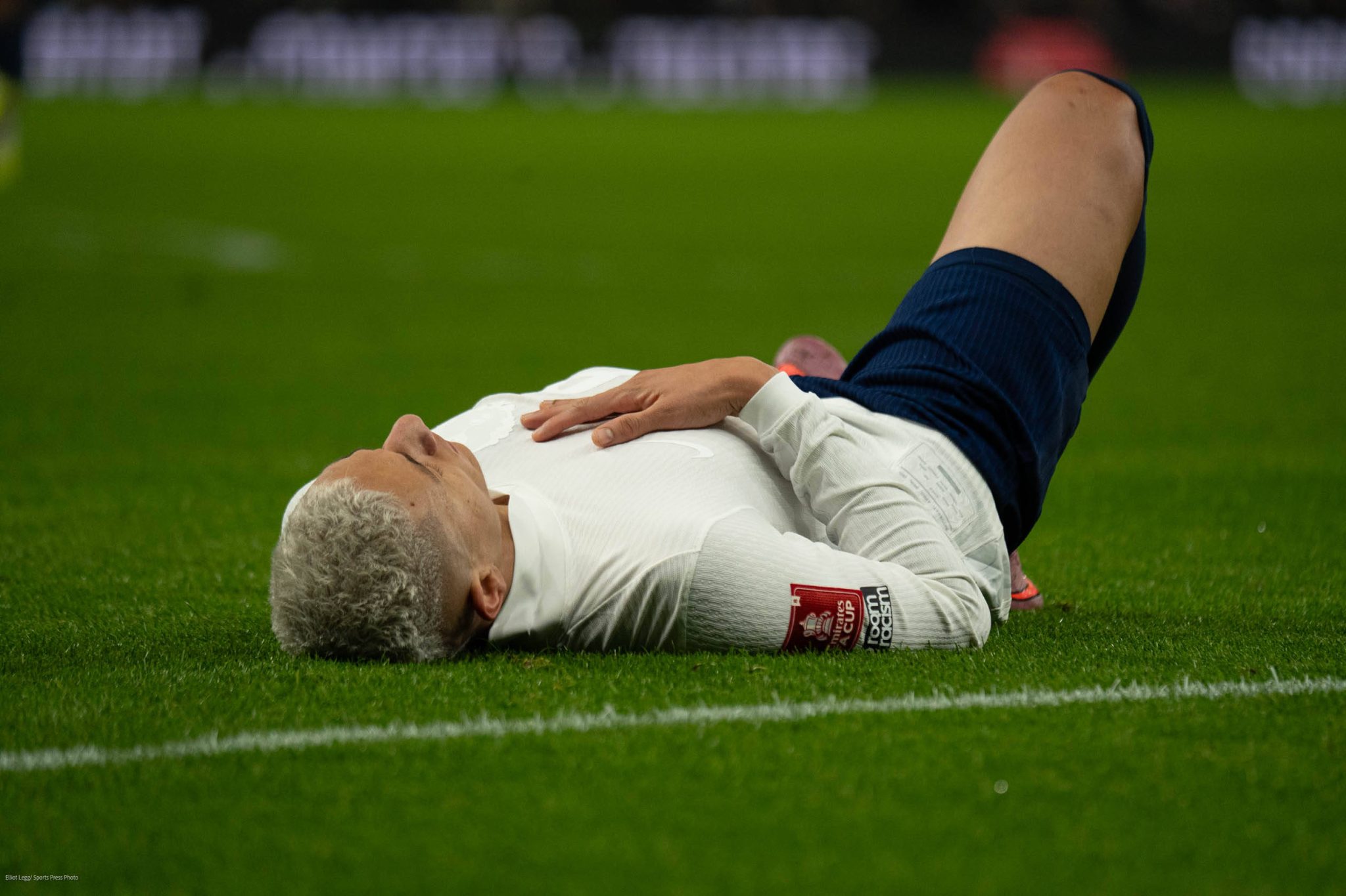 Richarlison passou mais de um m&ecirc;s lesionado no Tottenham 