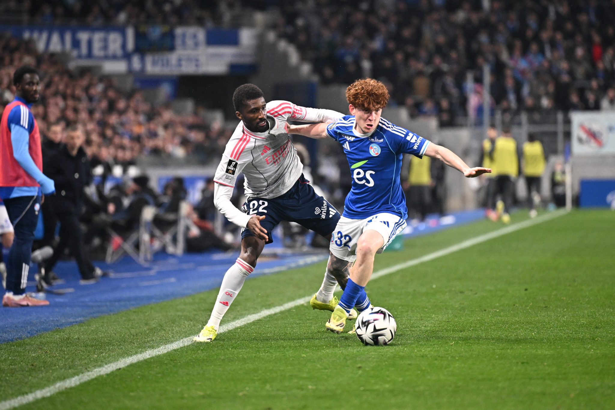 Strasbourg foi superior ao Lyon coletivamente (Foto: Icon Sport)