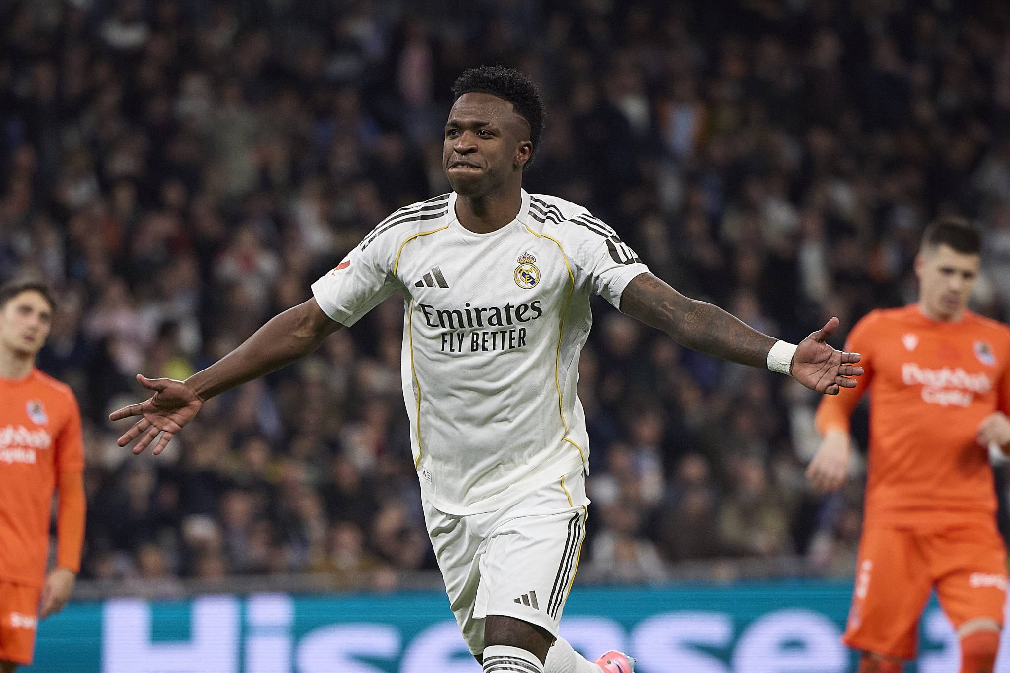 Vini Jr marca gol pelo Real Madrid