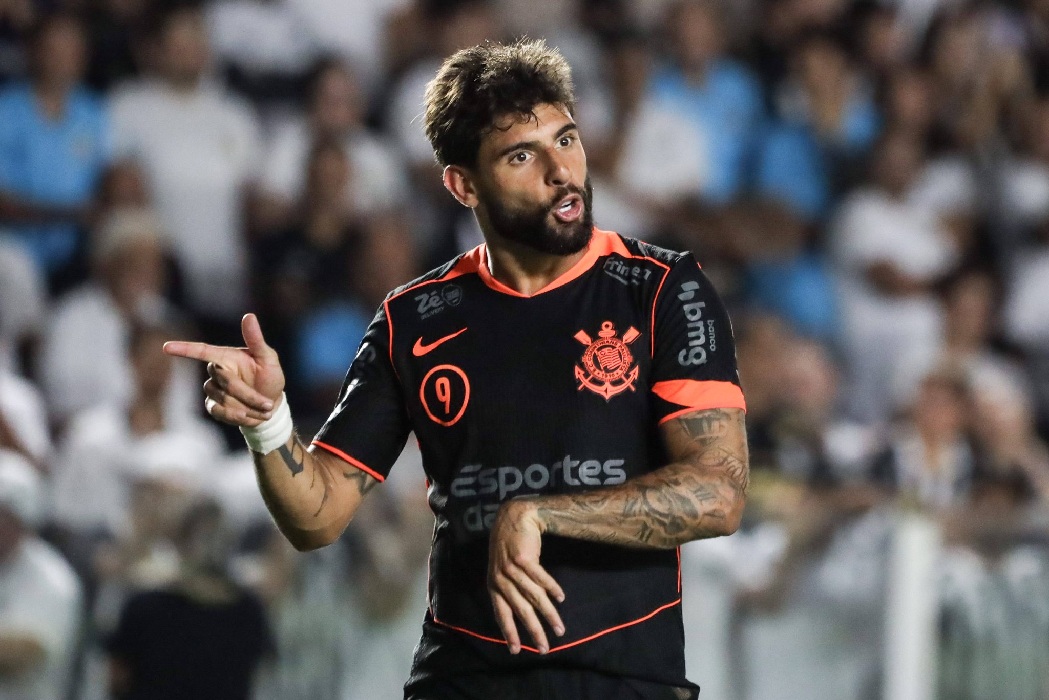 Yuri Alberto em jogo do Corinthians