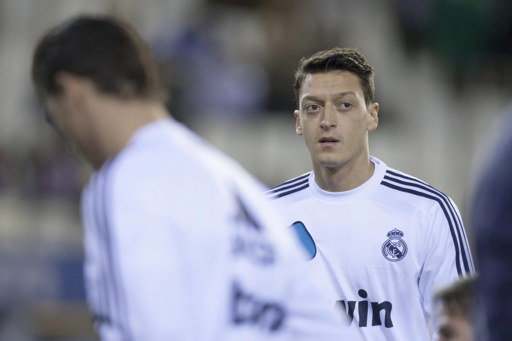 Mesut &Ouml;zil em treino do Real Madrid
