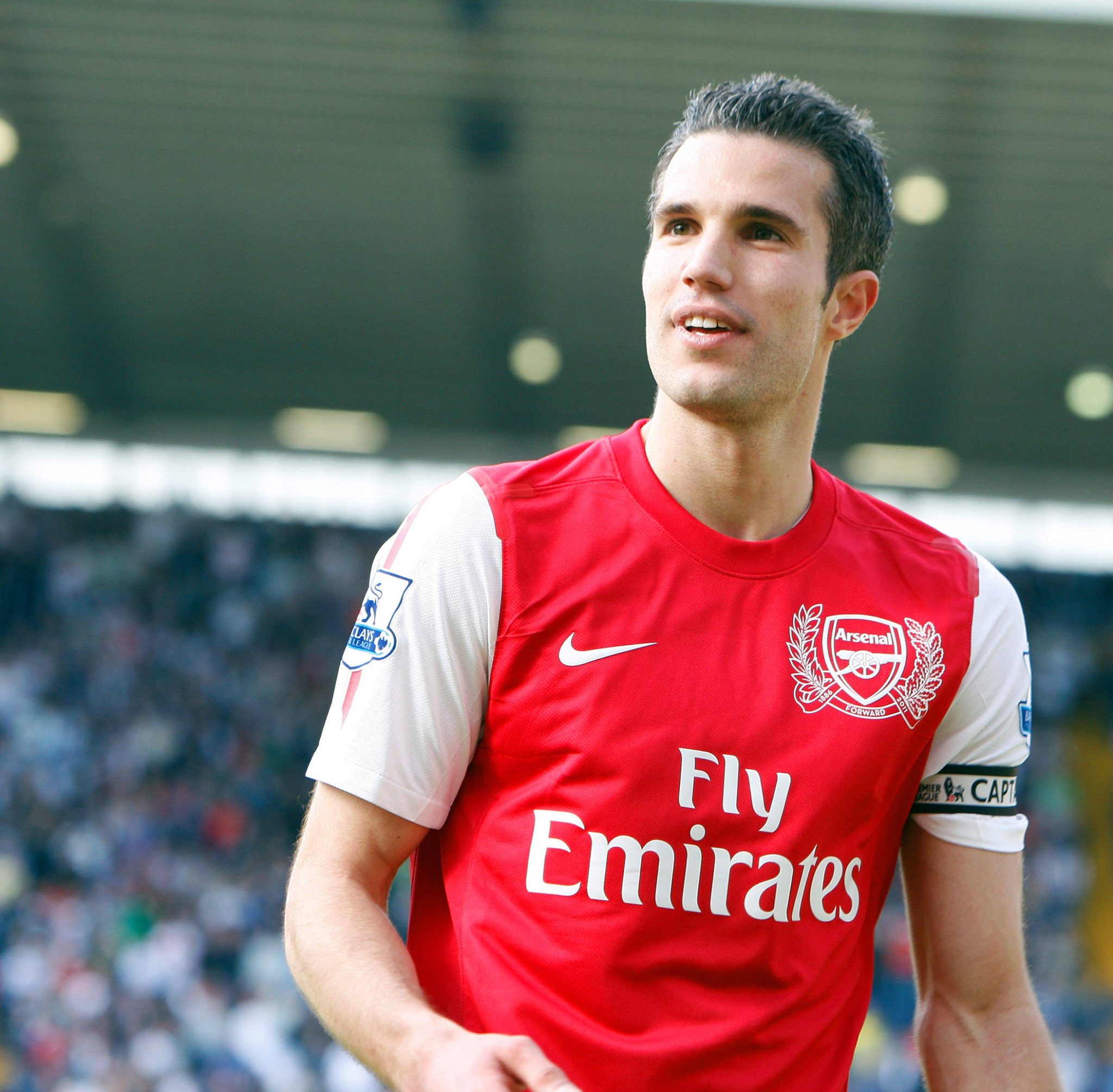 Robin van Persie marcou &eacute;poca com o Arsenal