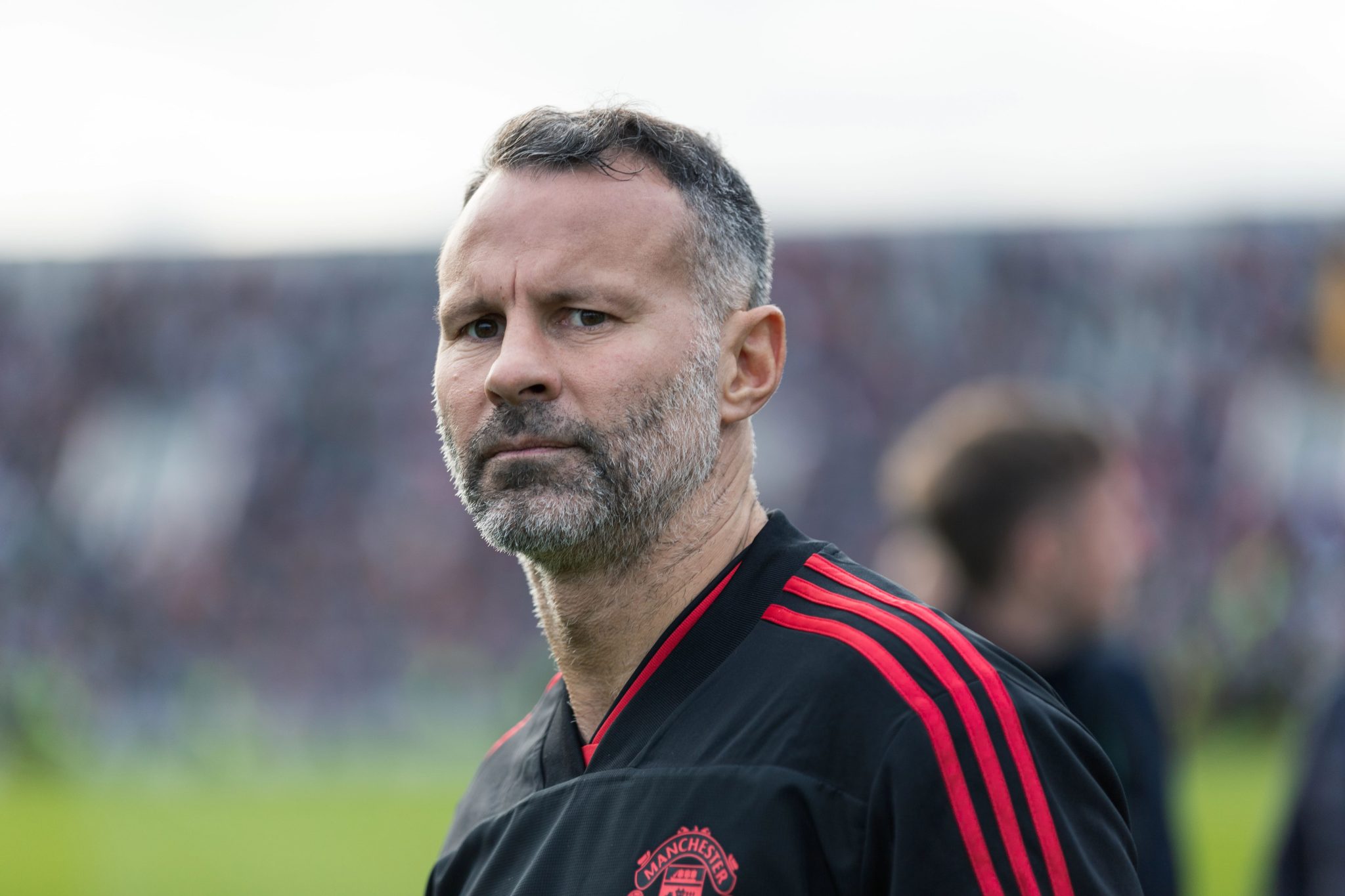 Ryan Giggs em amistoso de lendas do Manchester United